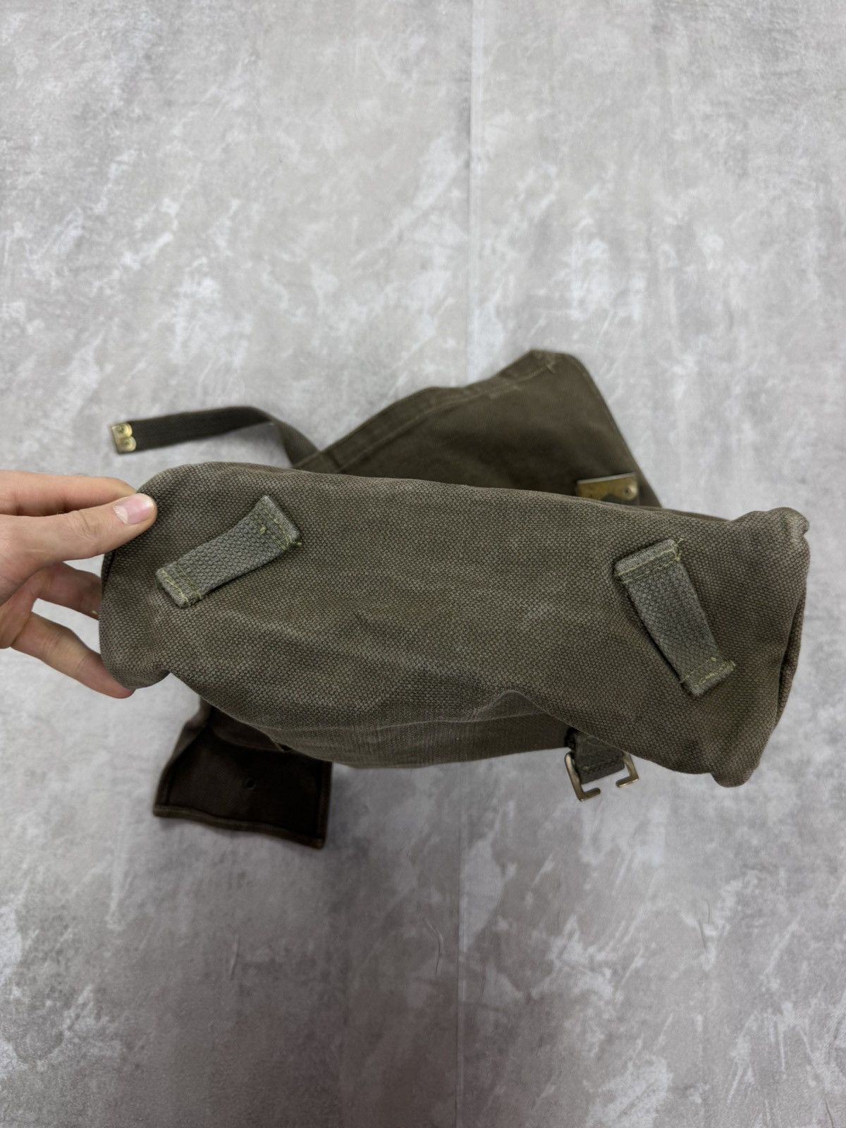 Other Vintage military canvas Biker Bag Motorcycle back bag Size ONE SIZE - 15 Thumbnail
