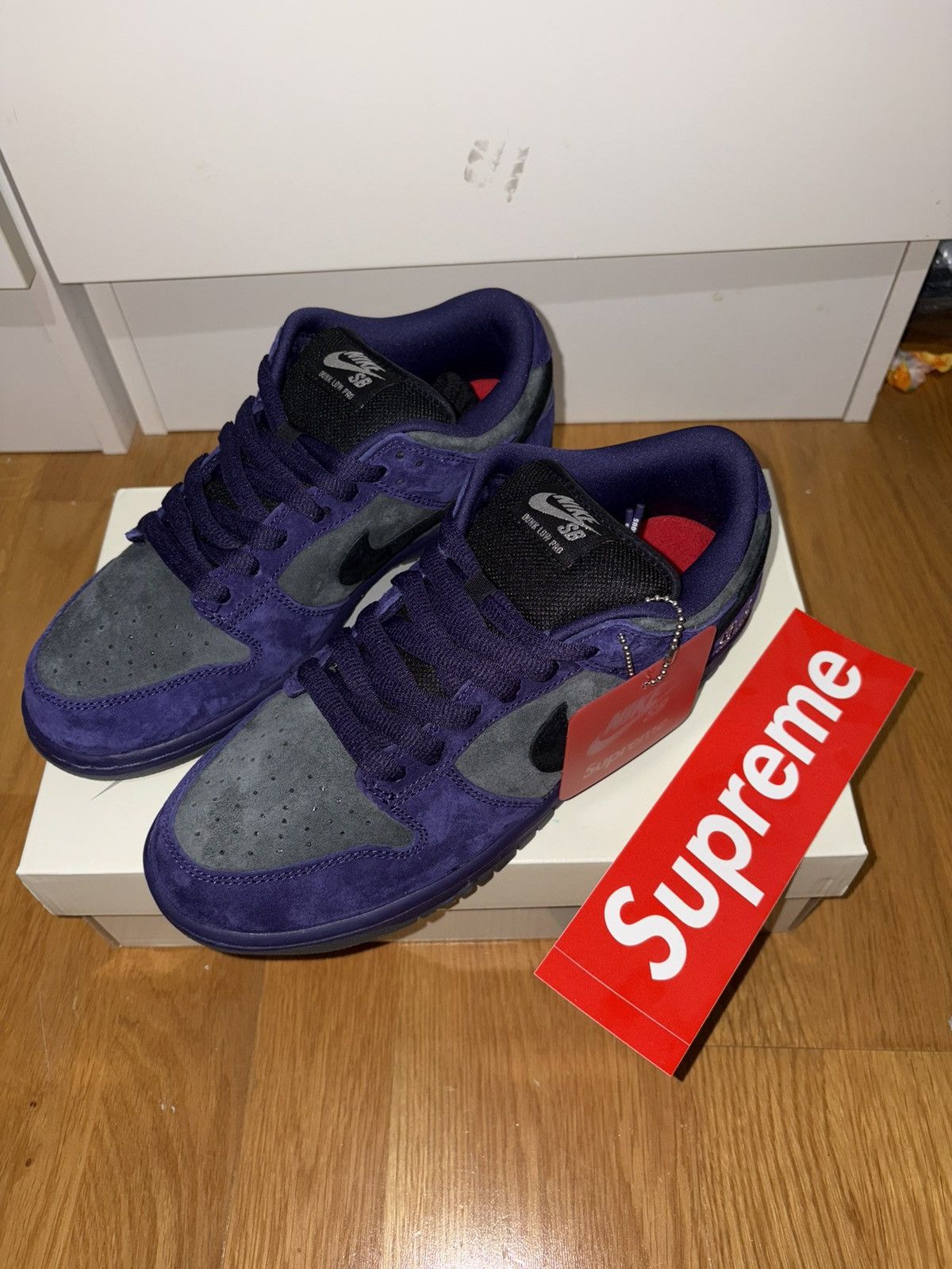 Nike × Supreme Supreme Dunk low EU colorway Size US 8 / EU 41 - 1 Thumbnail