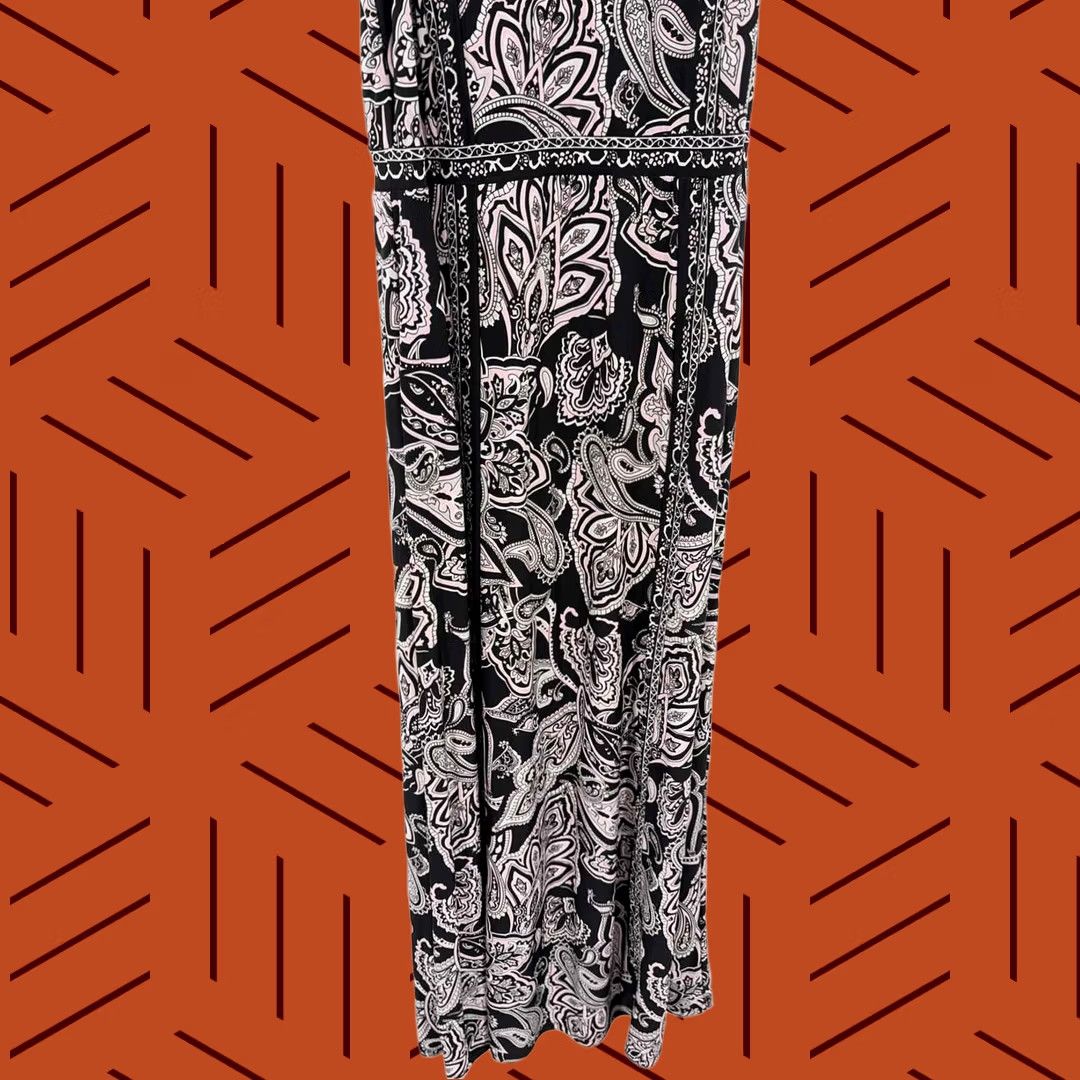 Incu Pre-Owned INC Black Size Large Maxi Sleeveless Dress Size L / US 10 / IT 46 - 1 Thumbnail