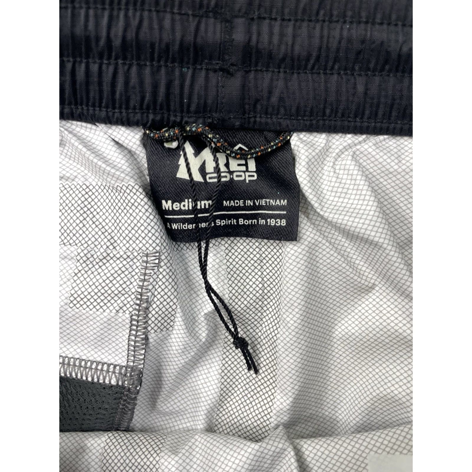 Vintage REI Co-op Rain Pants Mens Medium Black Waterproof Hiking Packable Nylon Shell Size US 31 - 6 Thumbnail