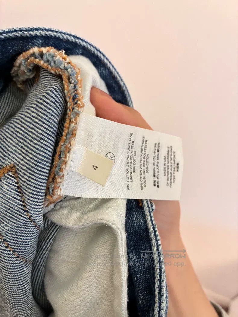 The Row The Row size 4 Blue Straight Leg Jeans Size 26" / US 2 / IT 38 - 6 Thumbnail