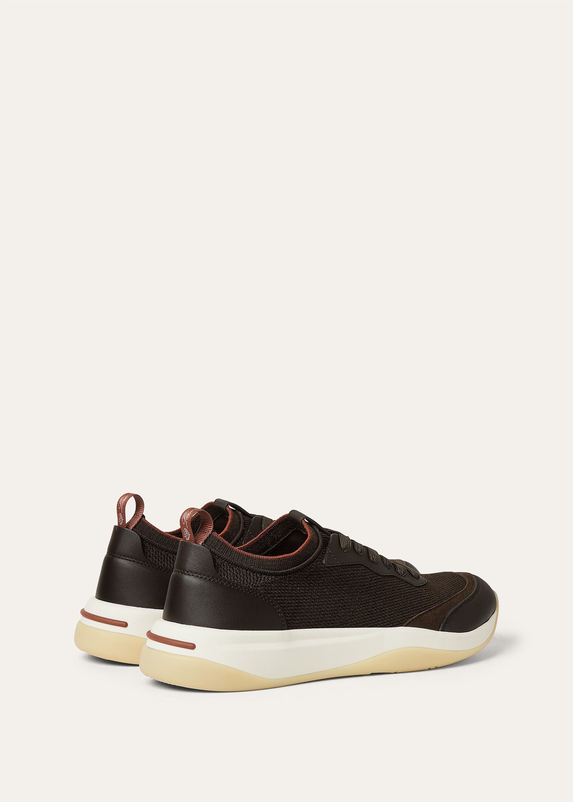 Loro Piana os11x0226 FAO3862 410 LP Walk Low-Top Sneakers Umber Brown Size US 10 / EU 43 - 4 Thumbnail