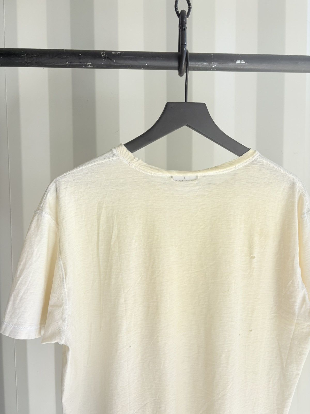 Thrashed Distressed Faded Shirt ERD Grunge Paper thin