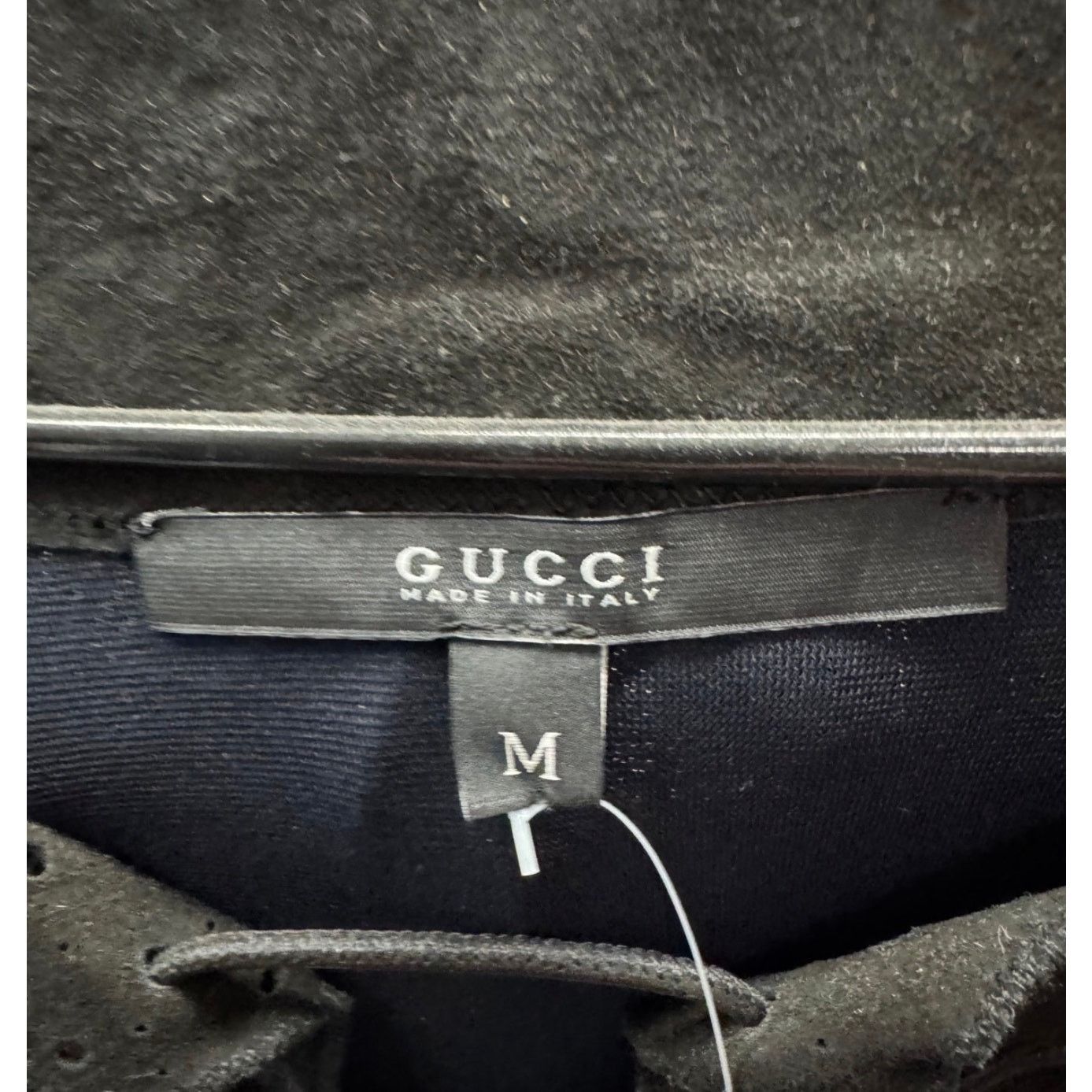 Gucci Gucci Blue Fitted Dress with Faux Leather Belt M Size M / US 6-8 / IT 42-44 - 5 Thumbnail