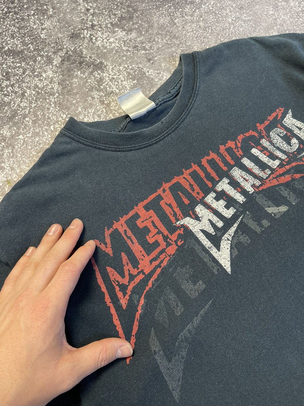 Band Tees × Metallica × Vintage Vintage Metallica Rock Band Tour Tee 90s Size US M / EU 48-50 / 2 - 5 Thumbnail