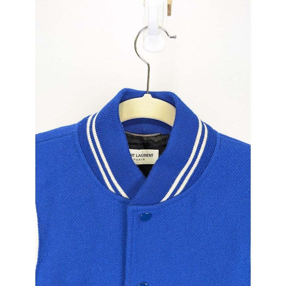 Saint Laurent Paris o1rshd1 Teddy Jacket in Blue Size US S / EU 44-46 / 1 - 4 Thumbnail