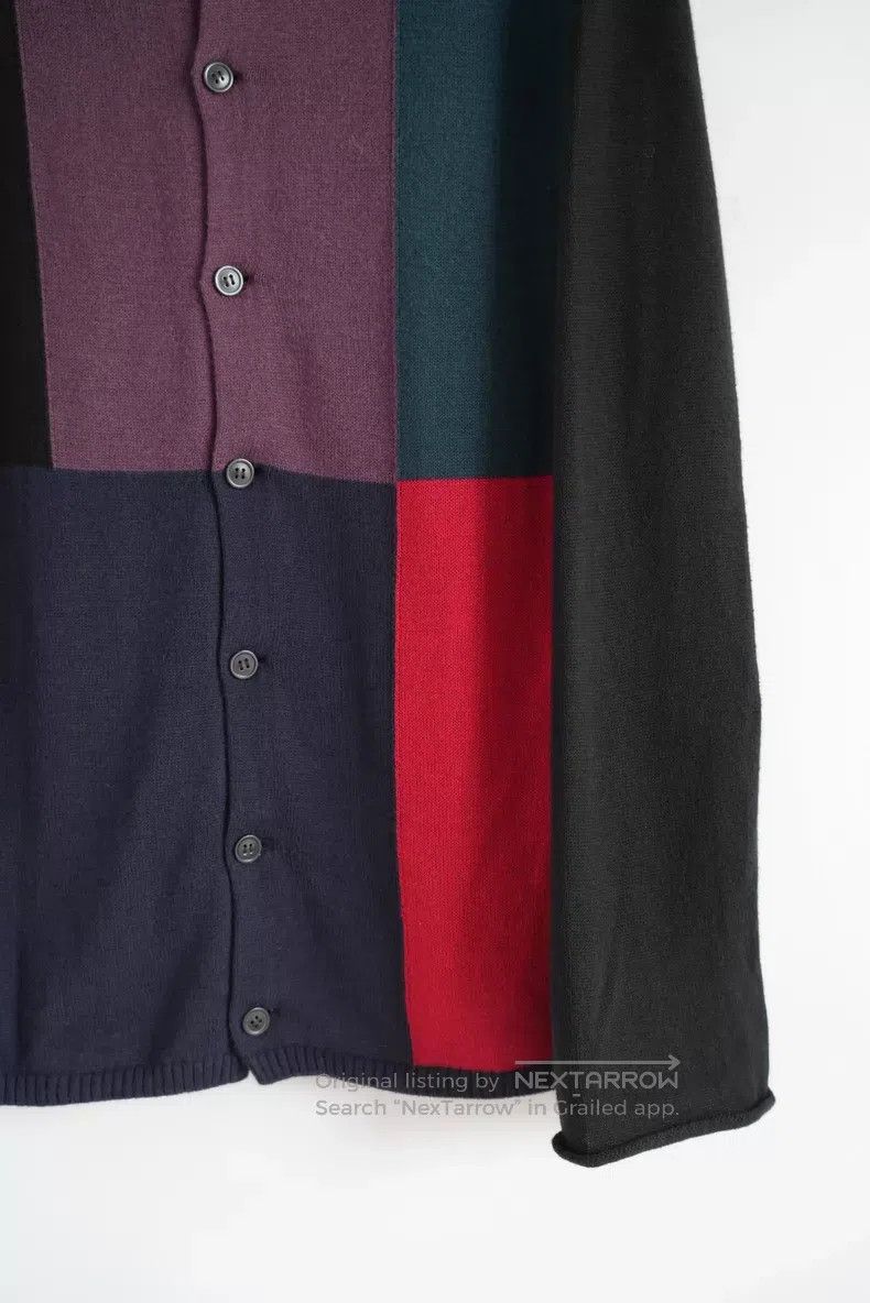 Yohji Yamamoto Yohji Yamamoto 11 SS block color-block knit cardigan shirt Size US L / EU 52-54 / 3 - 5 Thumbnail