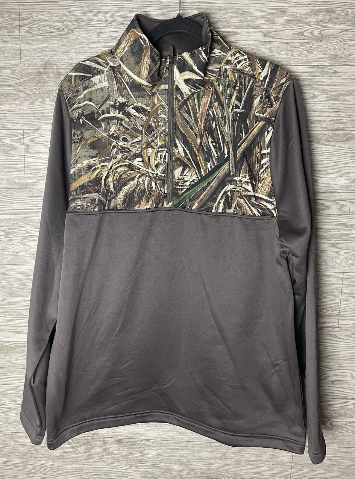 Under Armour Under Armour 1/4 Zip Pullover Shirt Men's L Realtree Size ONE SIZE - 1 Thumbnail