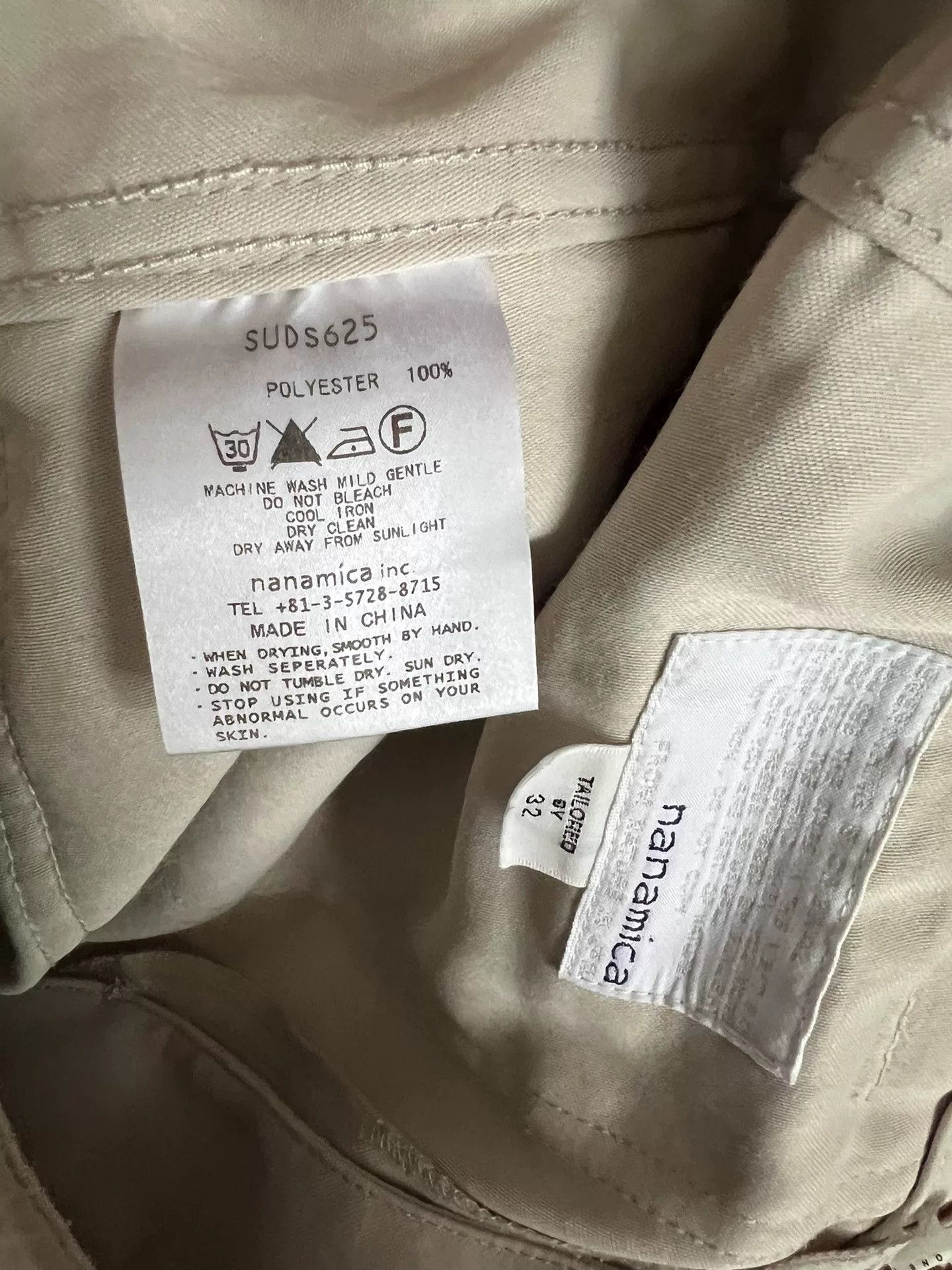Nanamica Nanamica Light White Cargo Shorts Size US 32 / EU 48 - 6 Thumbnail