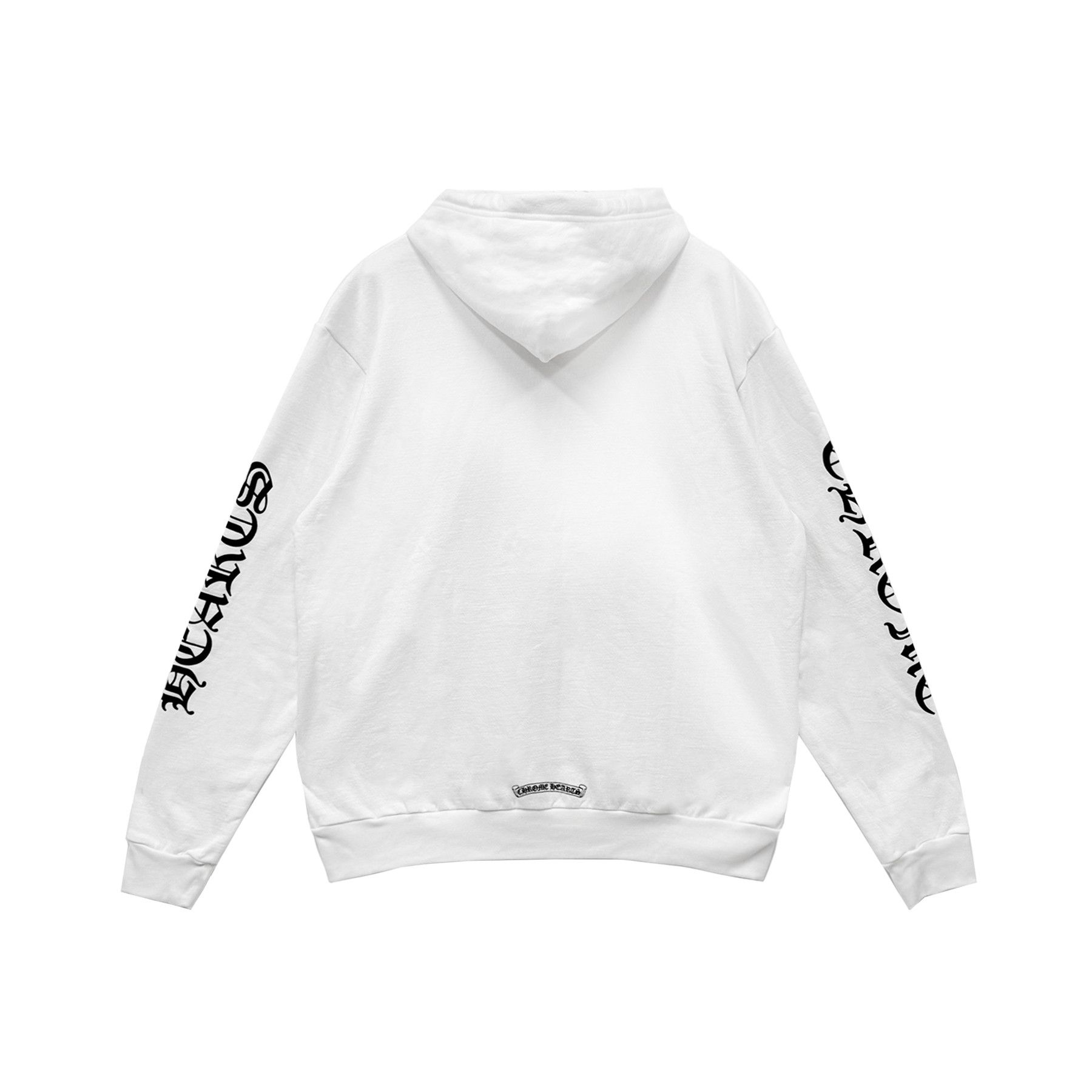 Chrome Hearts Chrome Hearts Vertical Logo White Pullover Hoodie Size US L / EU 52-54 / 3 - 2 Thumbnail