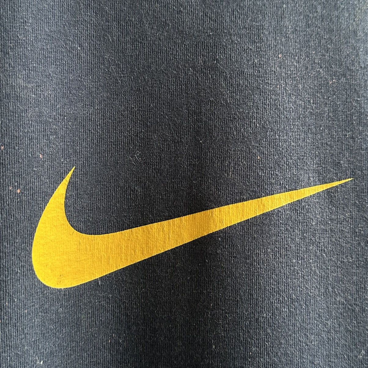 Nike × Vintage VINTAGE Y2K NIKE CENTER LOGO BIG SWOOSH TEE Size US M / EU 48-50 / 2 - 4 Thumbnail