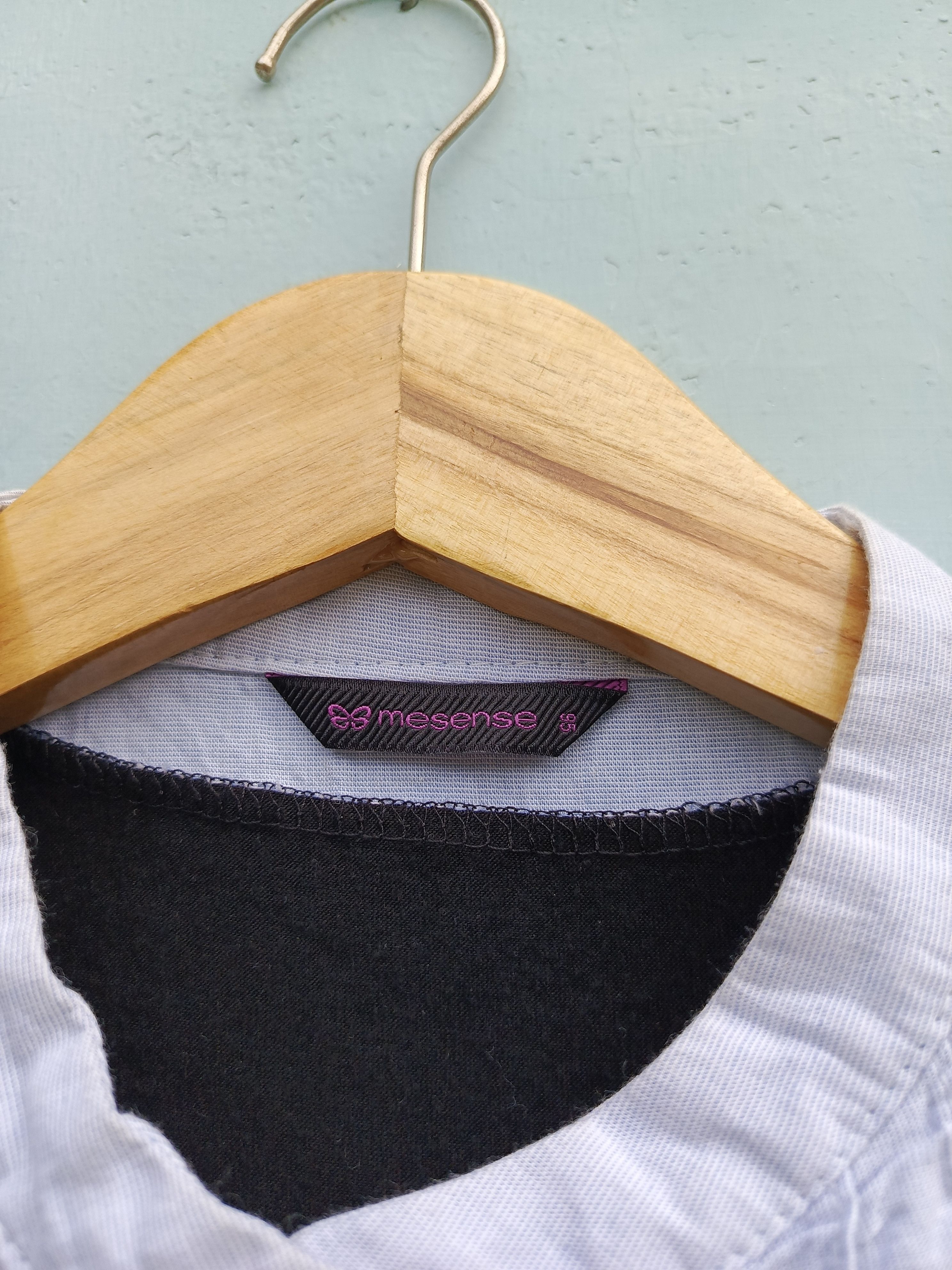 Designer × Other Mesense black blue blouse shirt Size M / US 6-8 / IT 42-44 - 6 Thumbnail