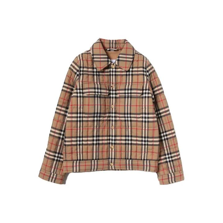 Burberry Burberry Plaid Pattern Long Sleeve Jacket Size US L / EU 52-54 / 3 - 1 Thumbnail