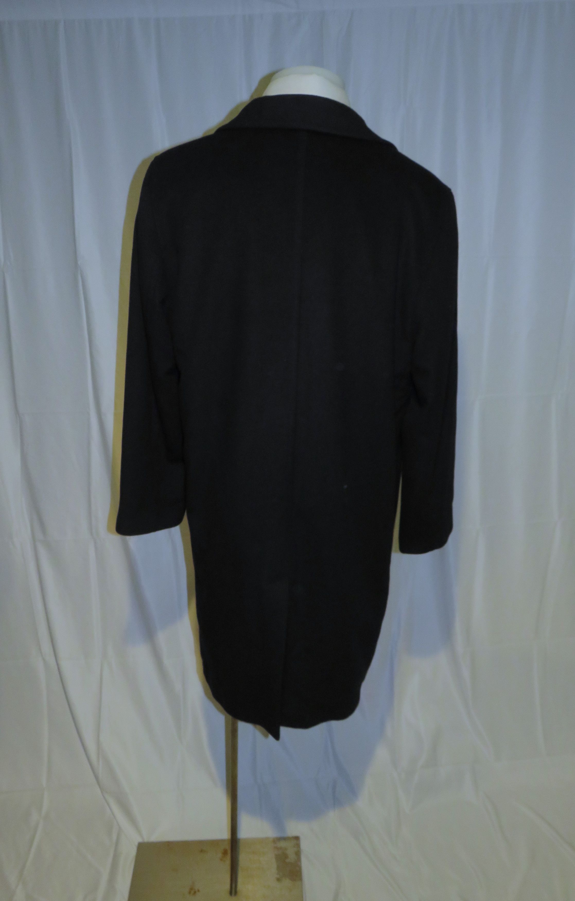 Other Great Scott Angora Blend Black Brushed Flannel Top Coat 46 Size US XL / EU 56 / 4 - 7 Thumbnail
