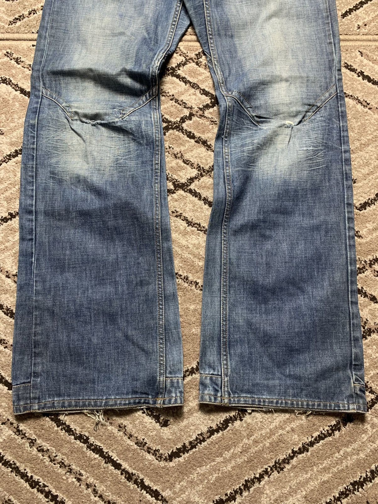 Freeman T. Porter × If Six Was Nine × Japanese Brand Vintage 90's Style Freeman T. porter Distressed Jeans Size US 34 / EU 50 - 8 Thumbnail