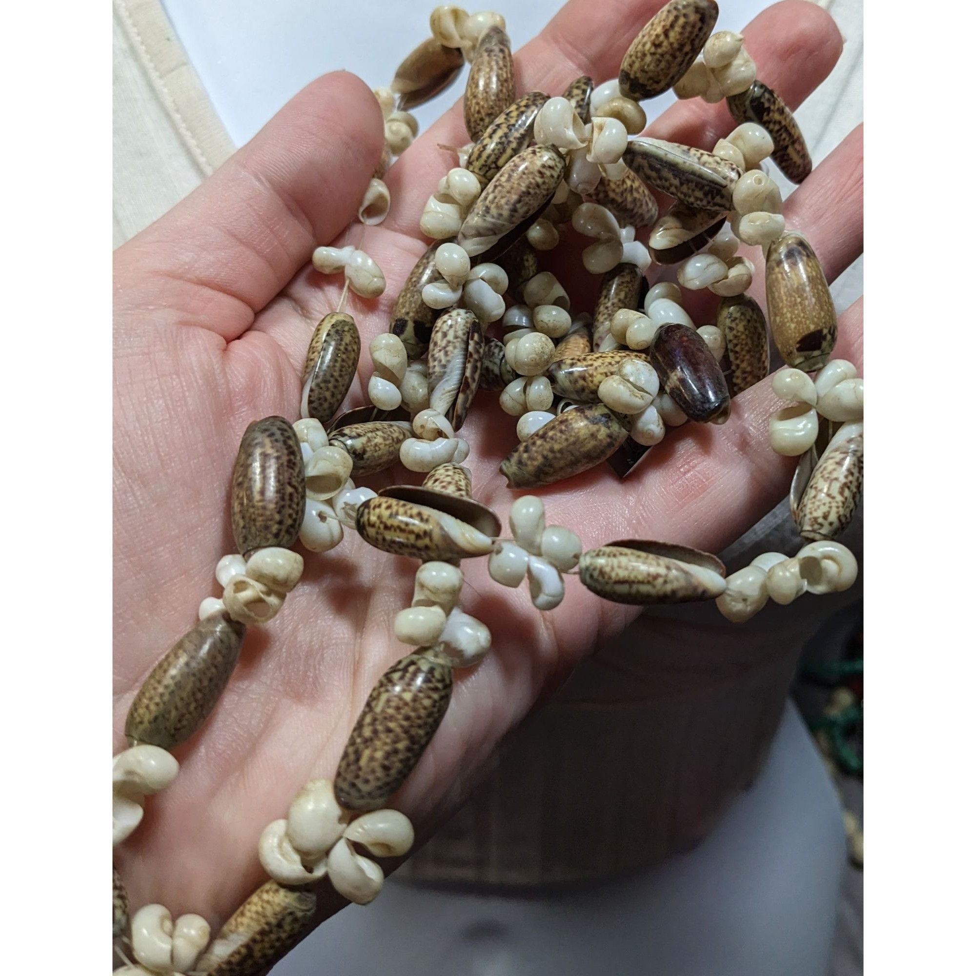 Other Beachy Mermaidcore Tan And Cream Multi Shell Necklace Size ONE SIZE - 6 Thumbnail