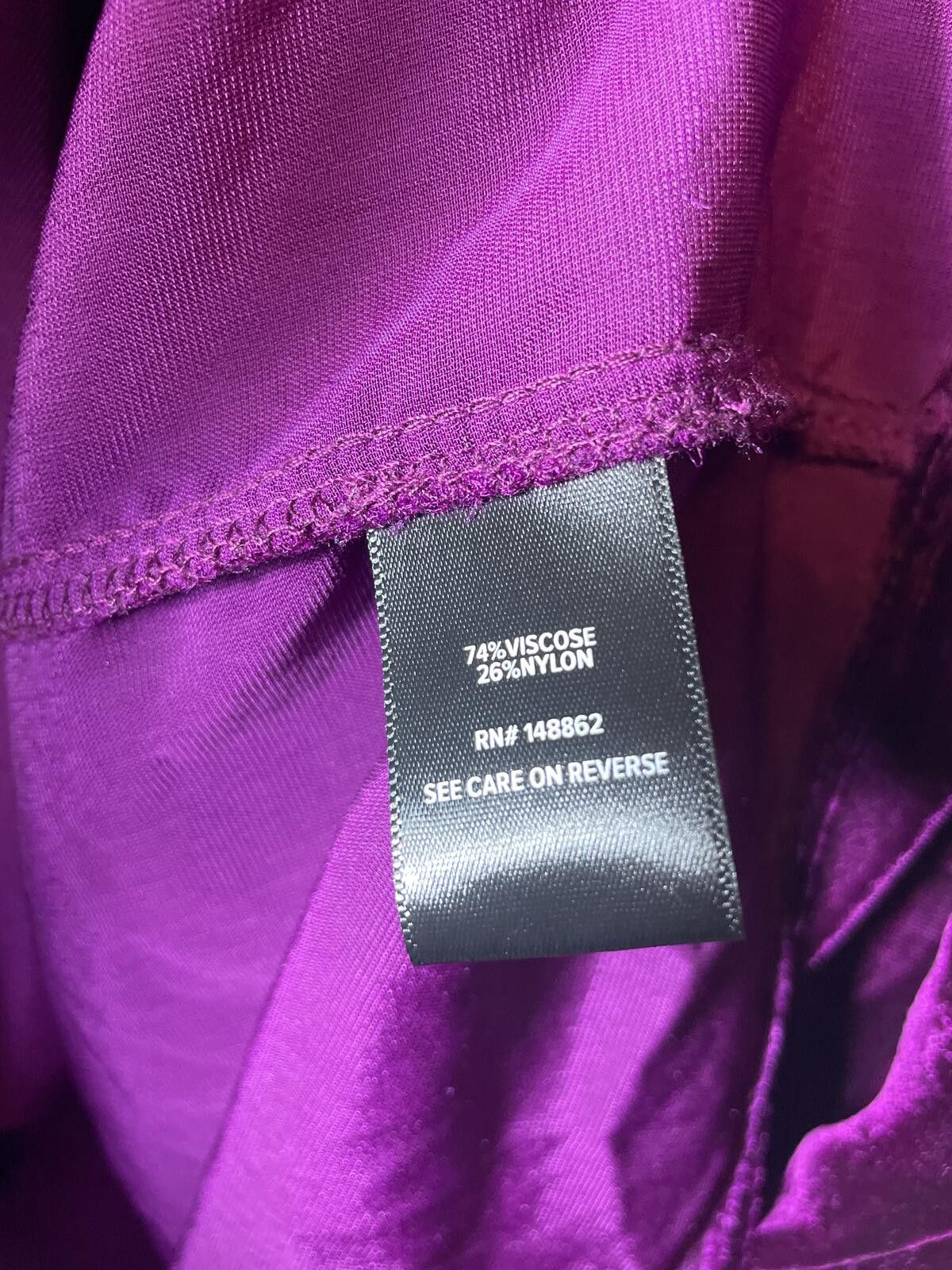 Other Torrid Purple Velvet Dress Blouse Top Women's Size 2 Purple Size XS / US 0-2 / IT 36-38 - 6 Thumbnail