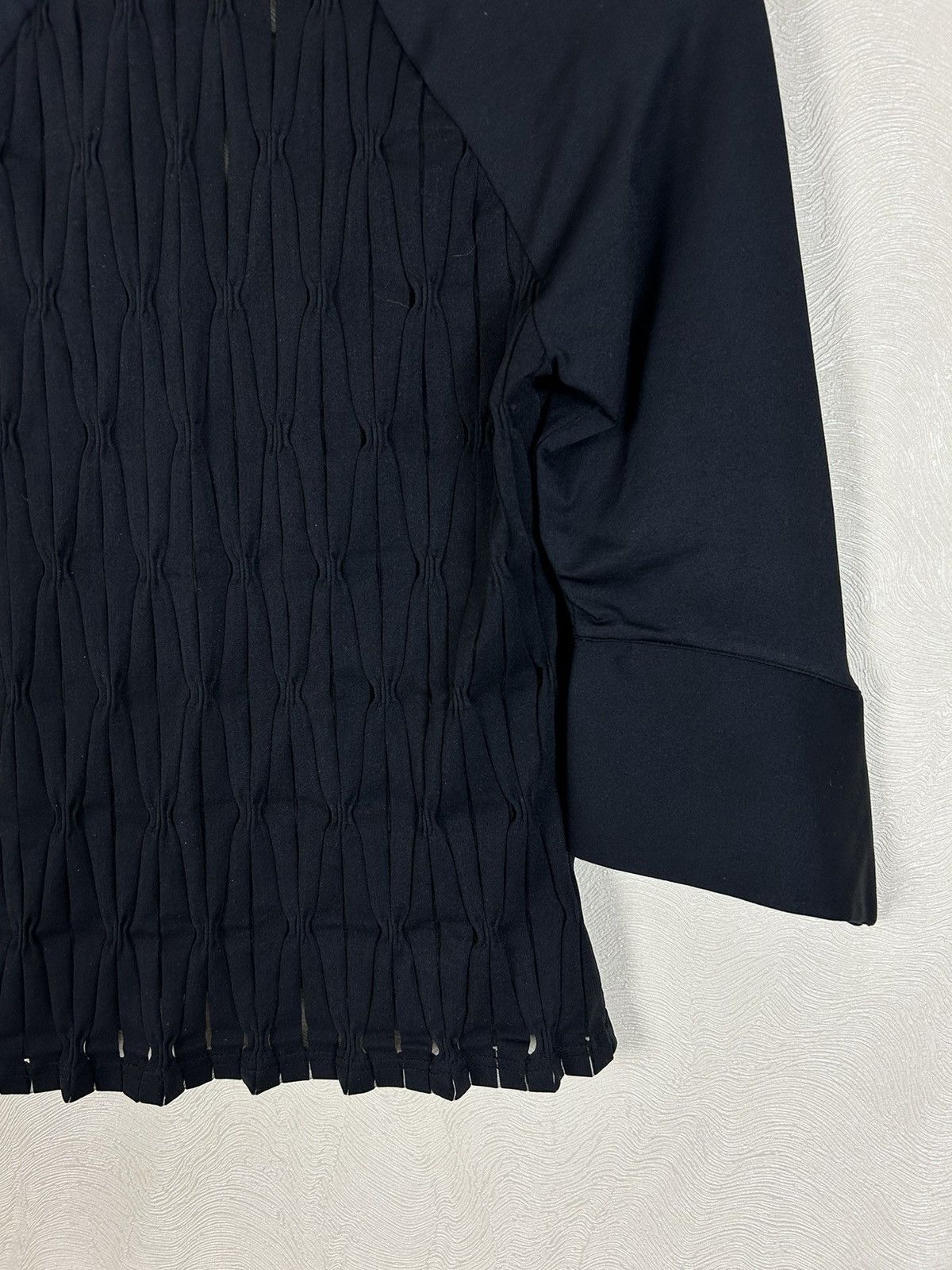 Designer Anne Fontaine Black Blouse Shirt Size 3 / M Luxury Size M / US 6-8 / IT 42-44 - 8 Thumbnail