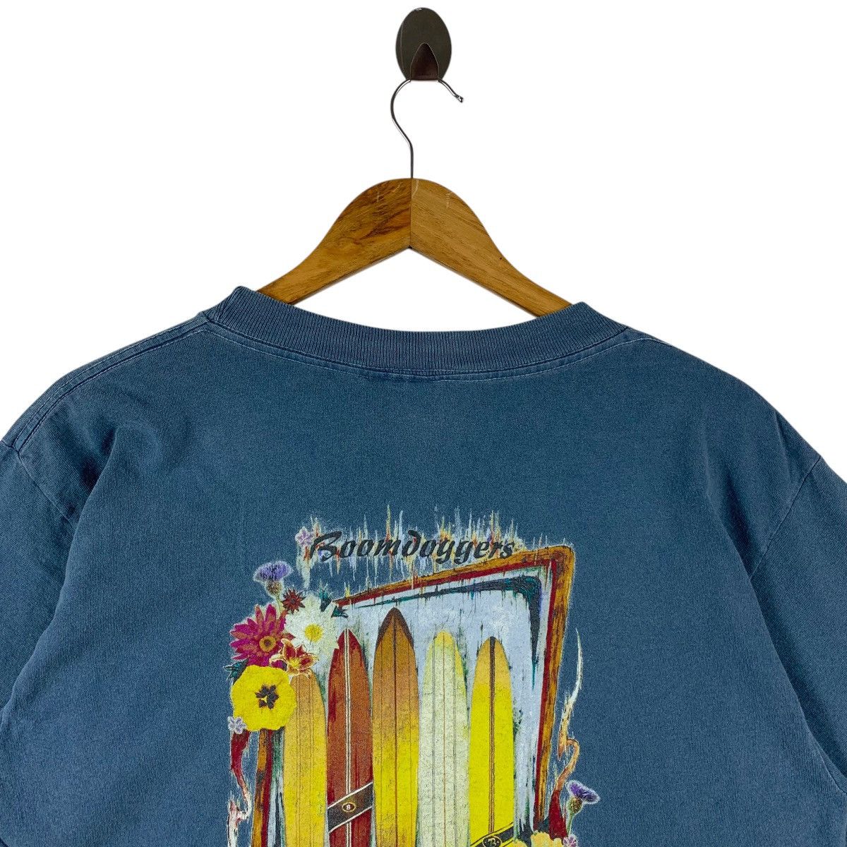 Vintage Vintage 90s BOOM DOGGERS surf gear Surfing big backhit tee Size US M / EU 48-50 / 2 - 9 Thumbnail