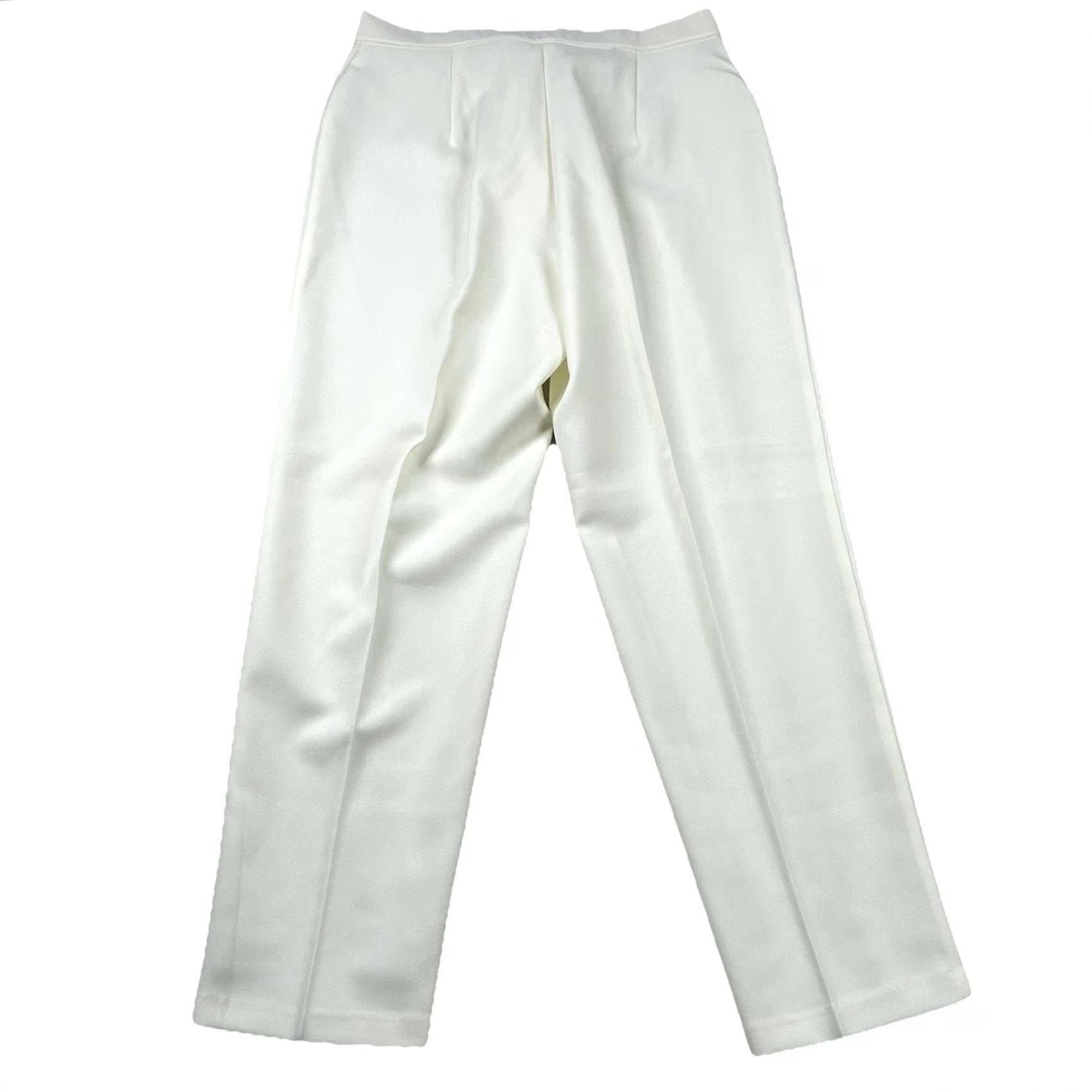Levi's VINTAGE Levi's Pants Womens 18W Tailored Ivory Dacron Polyester 80s USA Trouser Plus 30in 30in Womens Menus? Size 40" / US 18 - 2 Thumbnail