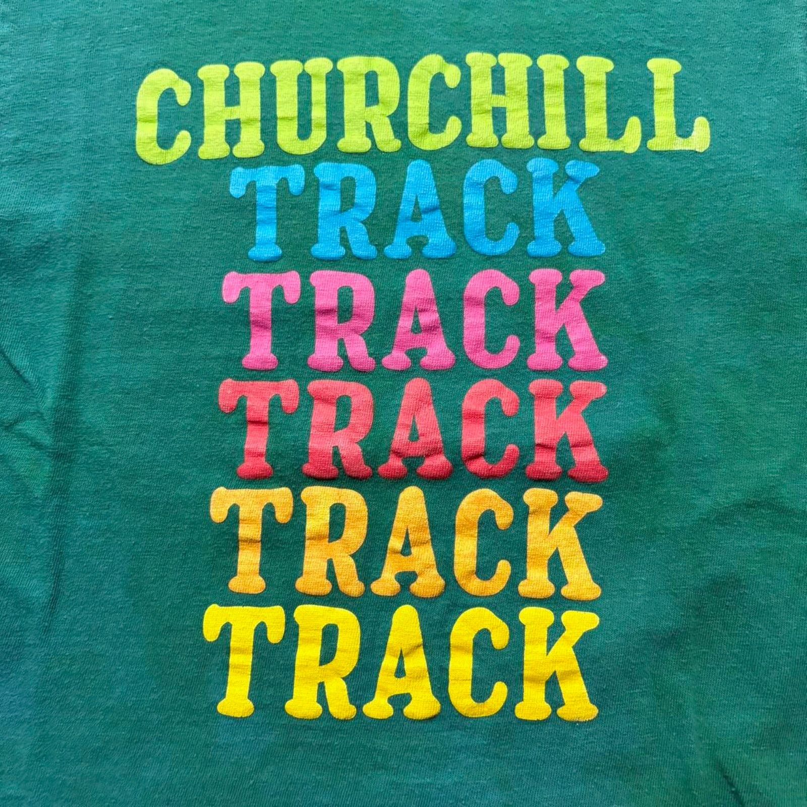 Champion × Vintage Crazy Vintage 70s Champion Blue Bar Churchill Track T Shirt Size US S / EU 44-46 / 1 - 3 Thumbnail