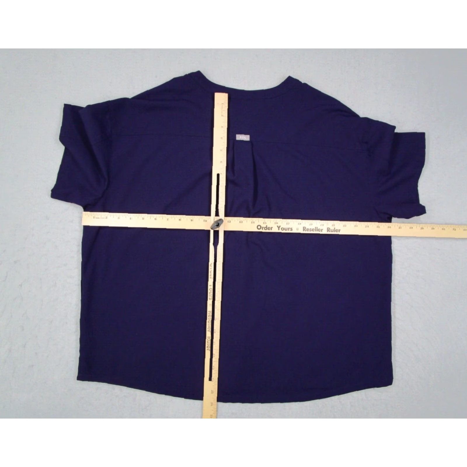 Vintage FIGS Scrub Top Women XL Purple Technical Collection MUA Pintuck - Polyester Blend Size XL / US 12-14 / IT 48-50 - 5 Thumbnail