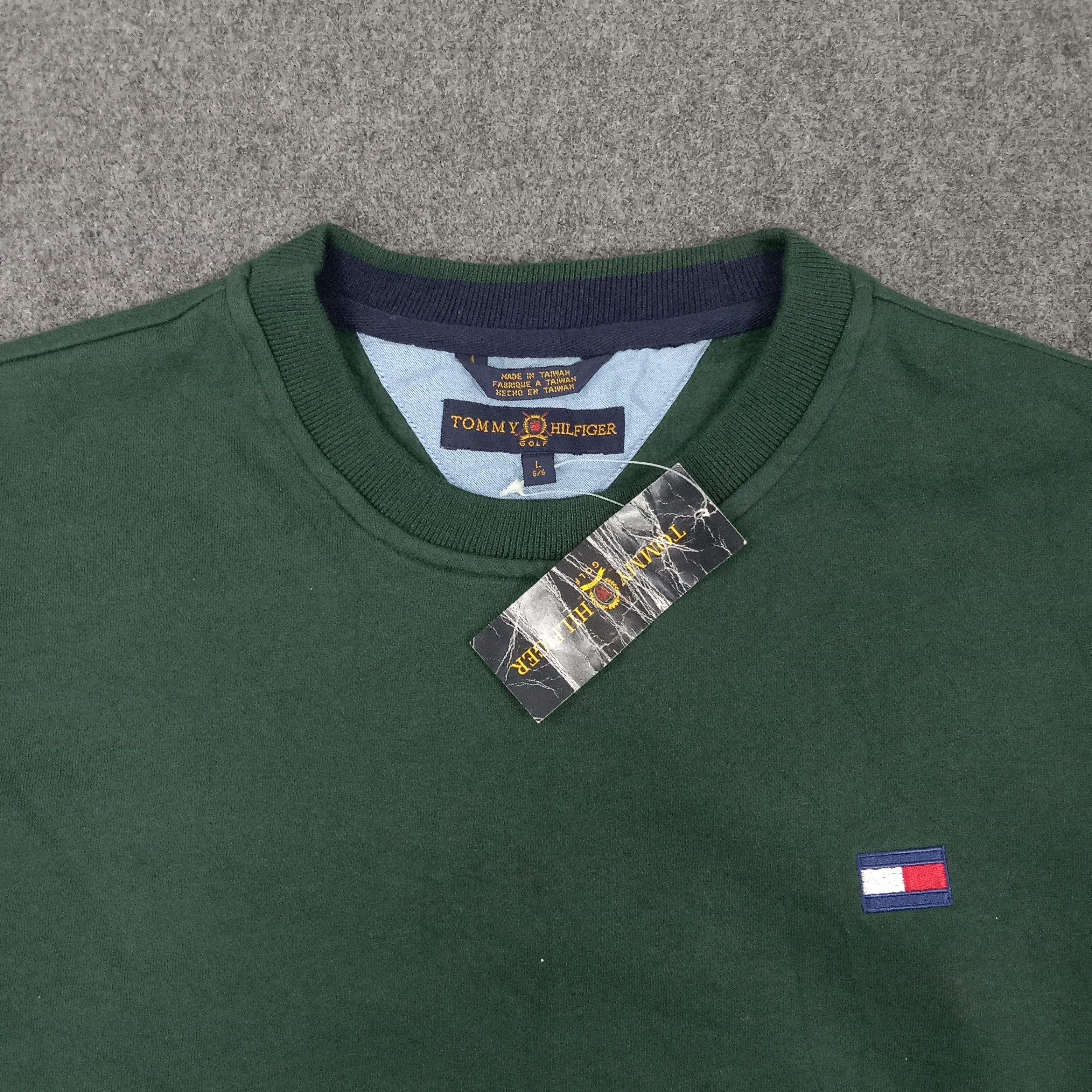 Tommy Hilfiger × Vintage TOMMY HILFIGER American Streetwear Sweatshirts Size US L / EU 52-54 / 3 - 3 Thumbnail