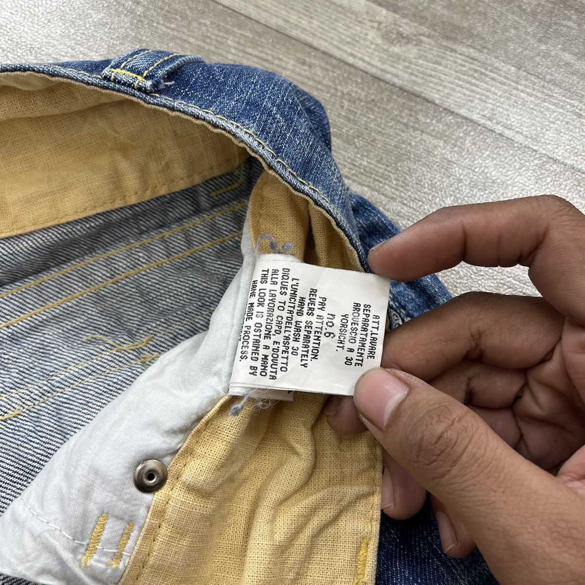 If Six Was Nine Y2K RedPepper Embrodered Distressed Lgb Faded Flared Jeans Size 28" / US 6 / IT 42 - 13 Thumbnail