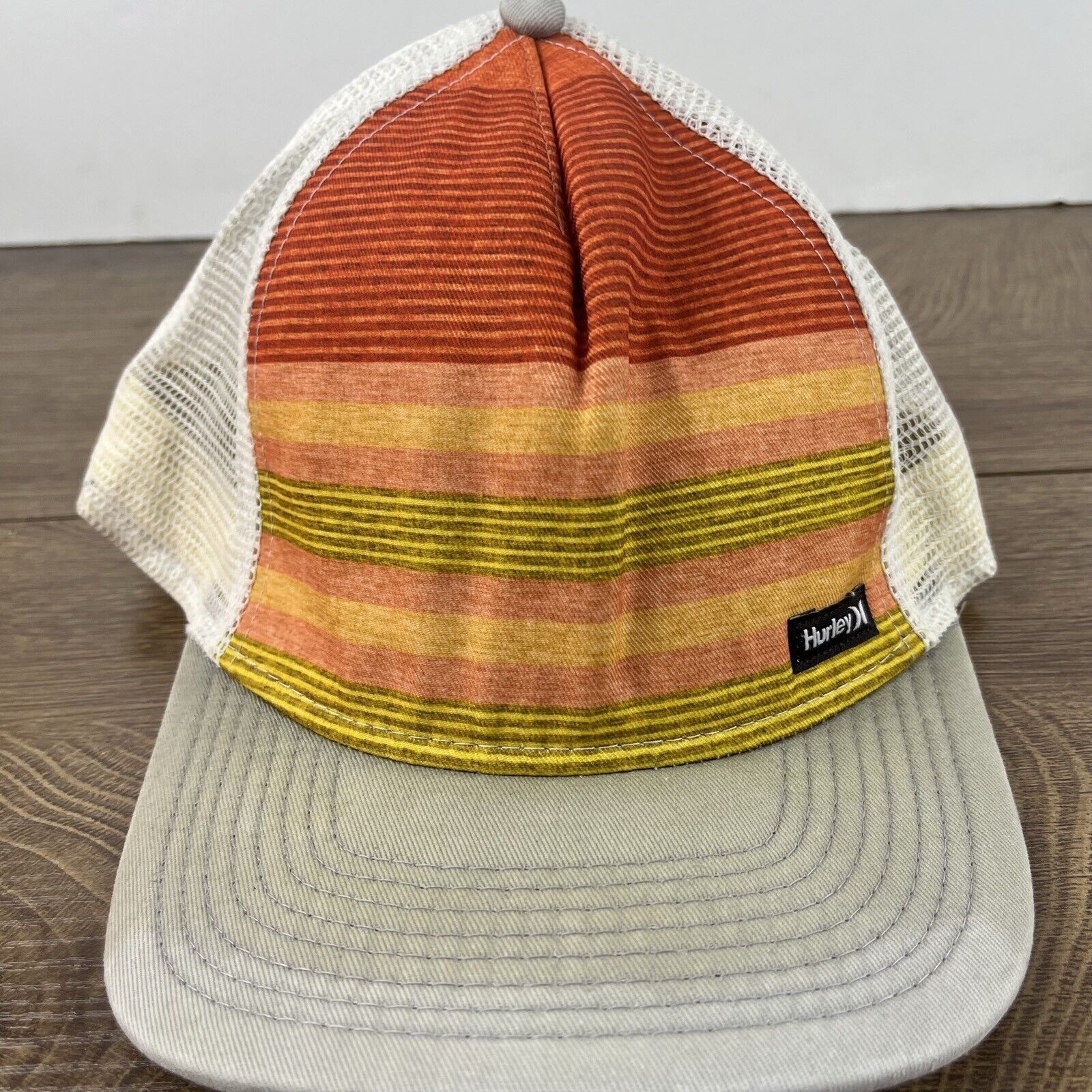 Hurley Hurley Snapback Hat Cap Snapback Hat Orange Adjustable Hat A Size ONE SIZE - 6 Thumbnail