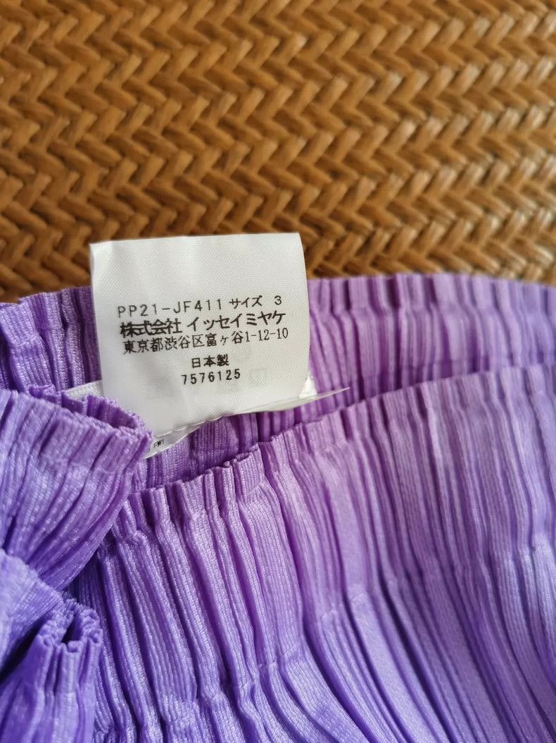 Issey Miyake Issey Miyake size:3 Purple pleated pants Size 42" / US 20 - 5 Thumbnail