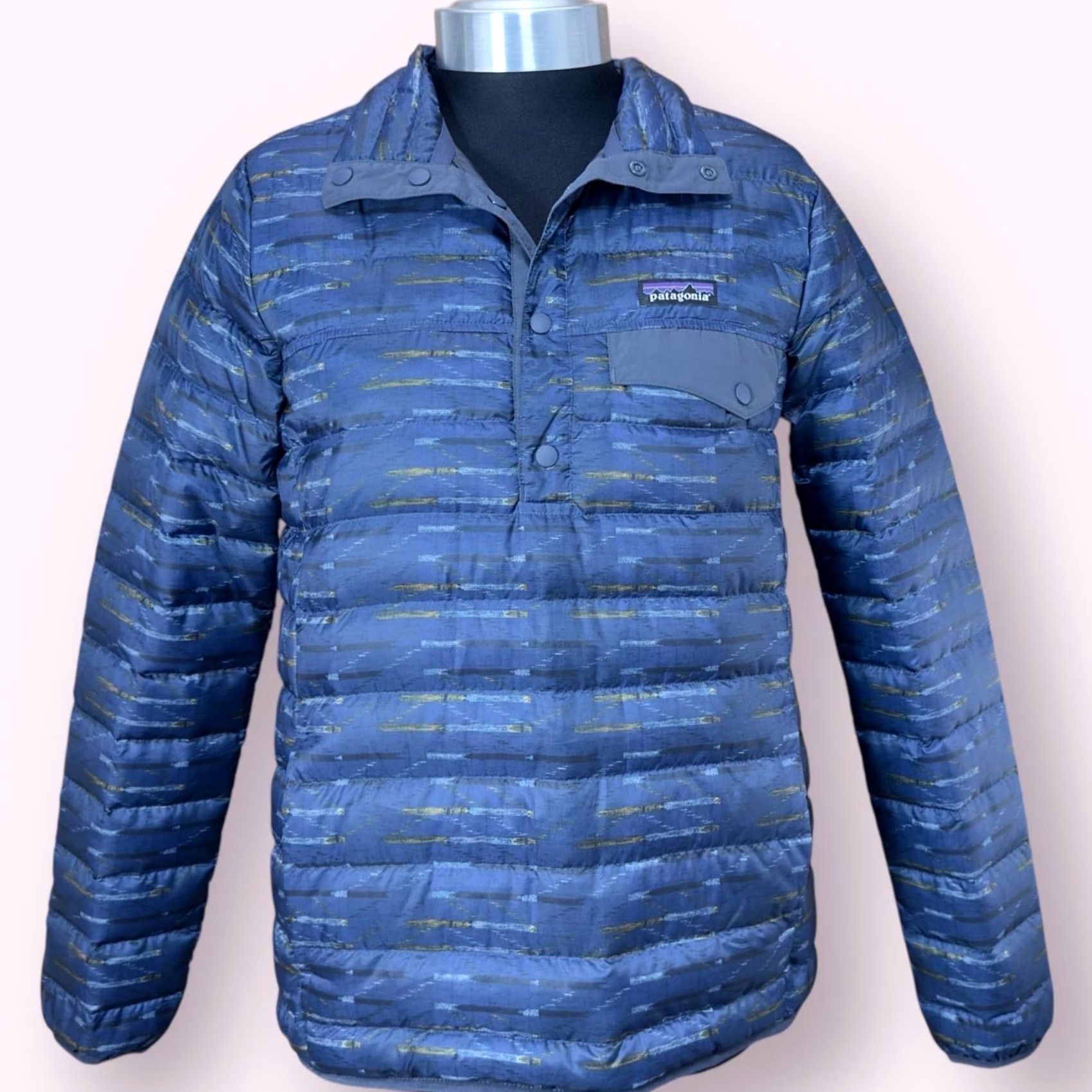 Patagonia Patagonia Womens Down Snap-T Pullover Jacket Small - Light Size S / US 4 / IT 40 - 2 Thumbnail