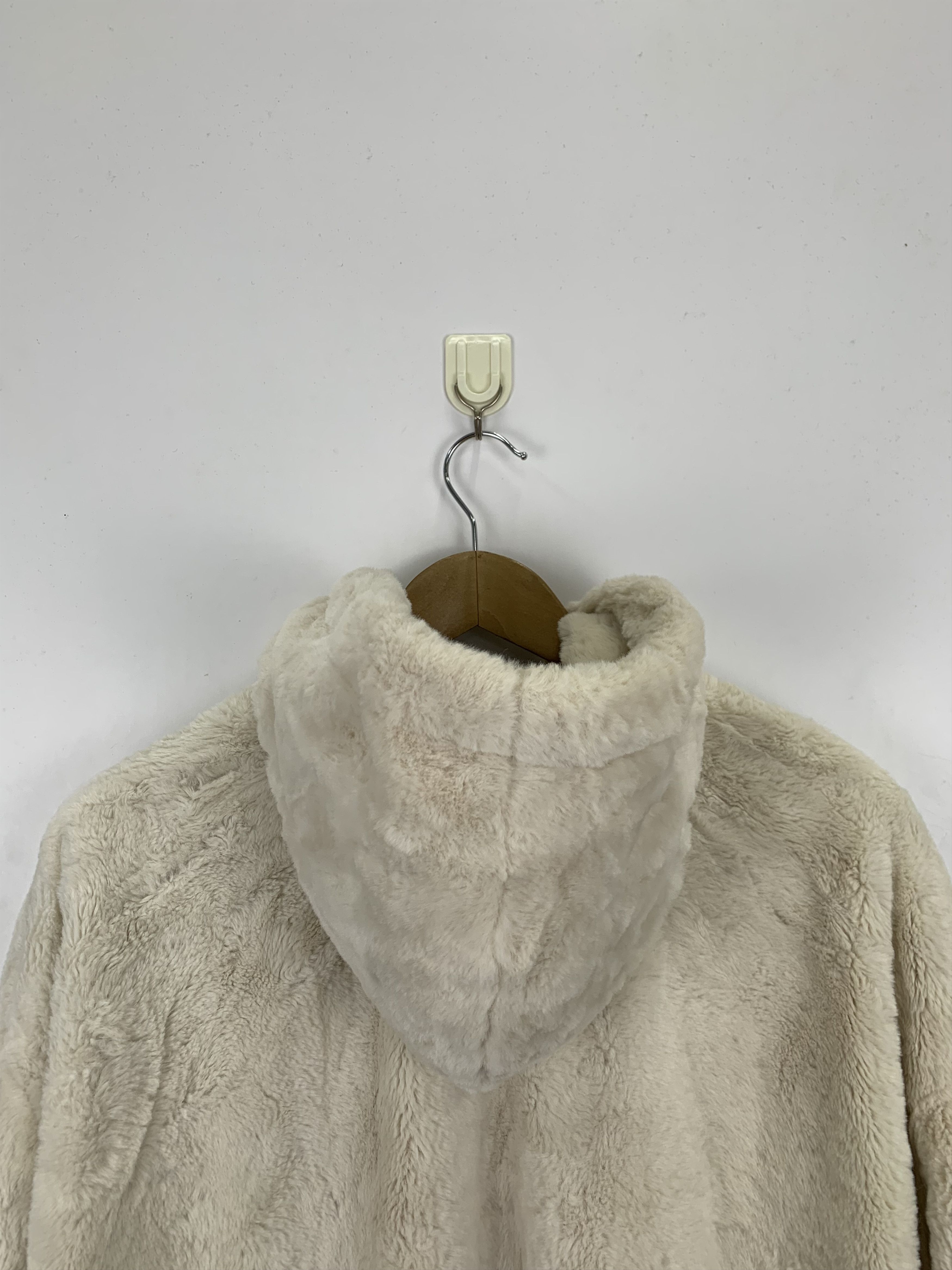 Japanese Brand Vintage Japanese Brand Reversible Fleece Hoodie Jacket J1039 Size US L / EU 52-54 / 3 - 11 Thumbnail
