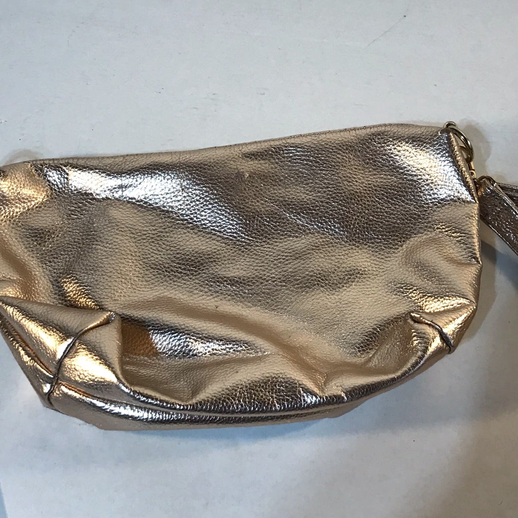 Steve Madden Steve Madden Women's Shoulder Bag Large Faux Leather Copper Metallic 14in Strap Pockets Size ONE SIZE - 3 Thumbnail