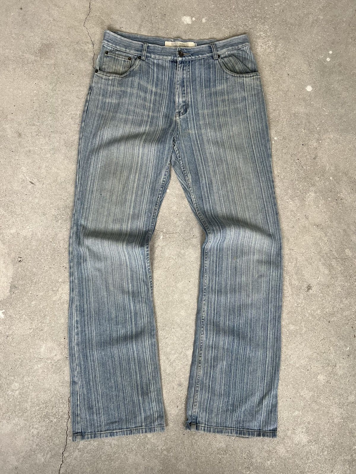 Hysteric Glamour × If Six Was Nine × Le Grande Bleu (L.G.B.) Y2K opium LGB style IfSixWasNine Junya jeans Flared Size US 32 / EU 48 - 4 Thumbnail