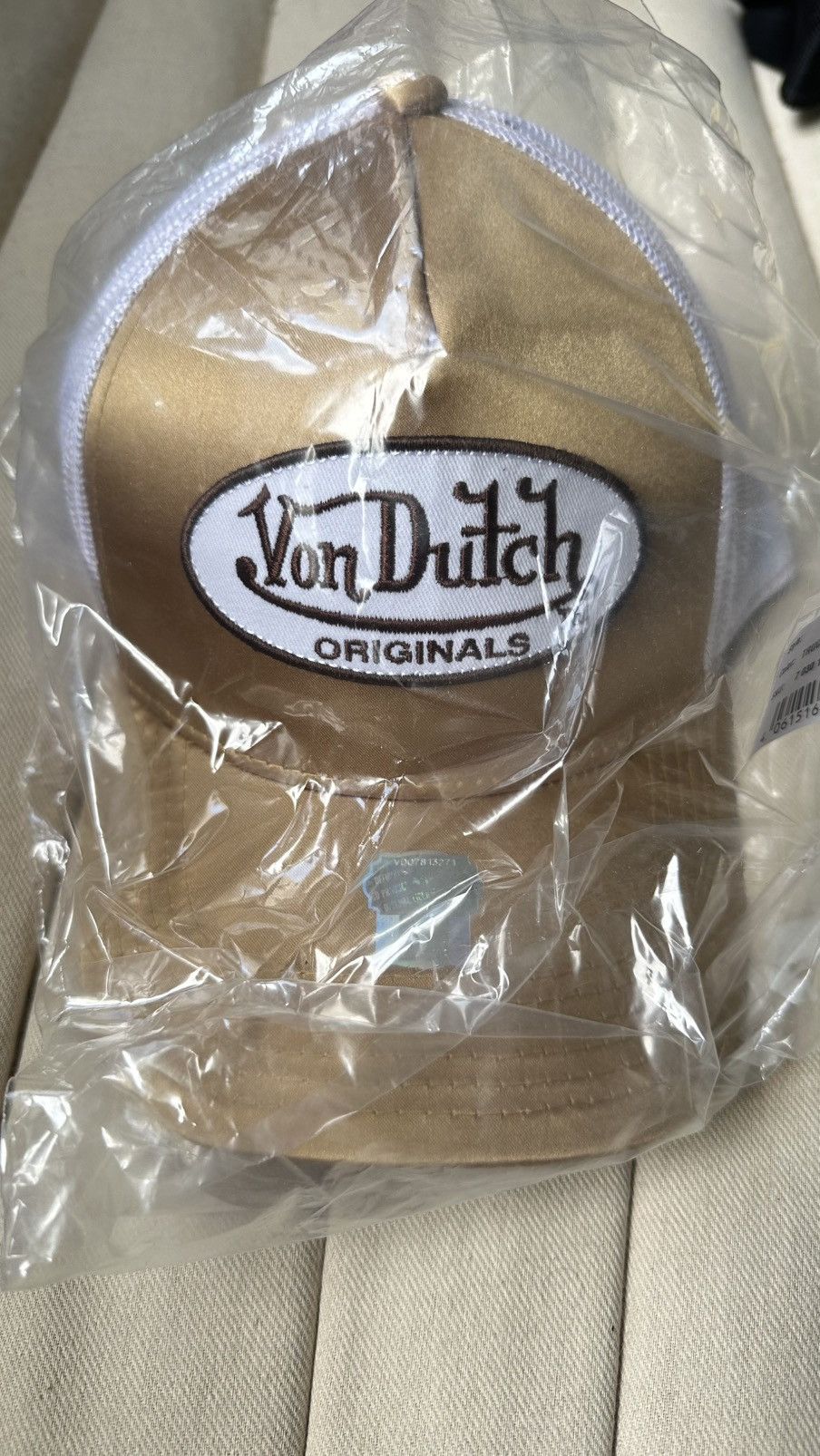 Von Dutch 🔥Special Edition Gold Von Dutch trucker cap hat summer dope Size ONE SIZE - 6 Thumbnail