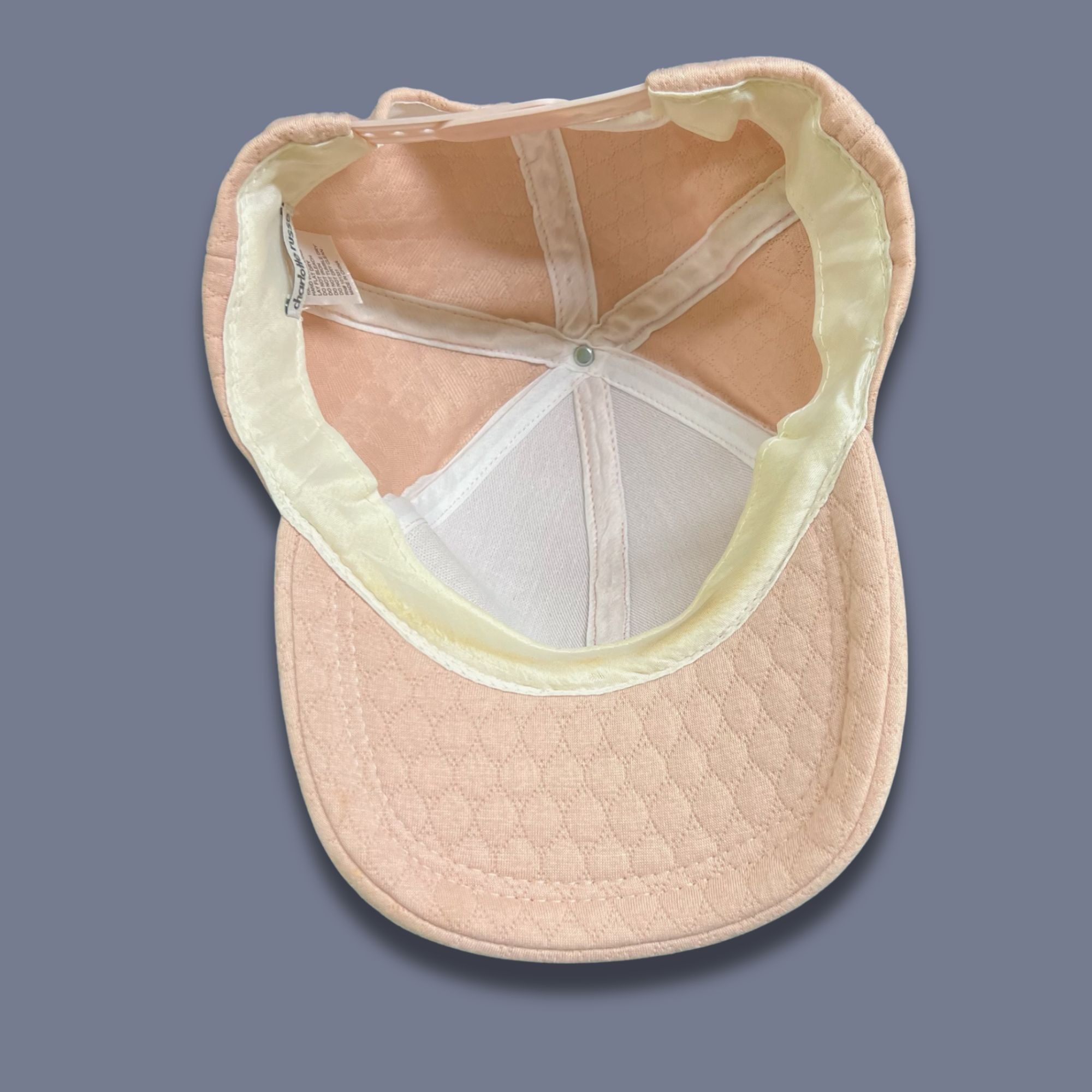 Other Charlotte Russe Quilted Baseball Cap In Soft Pink With Adjus Size ONE SIZE - 3 Thumbnail