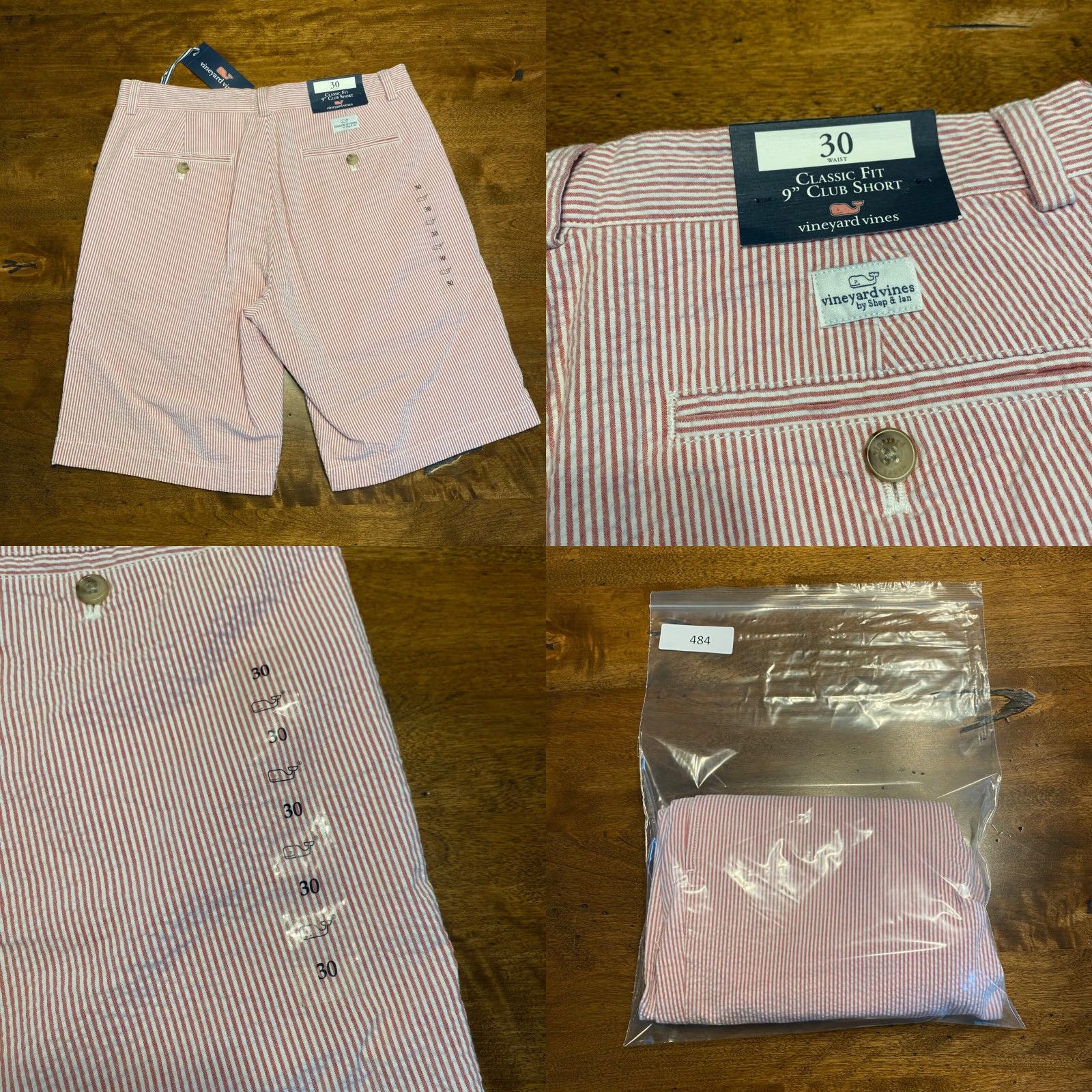 Vineyard Vines NEW Vineyard Vines 9" Club Shorts Mens 30 Red White Lighthouse Striped Size US 30 / EU 46 - 8 Thumbnail