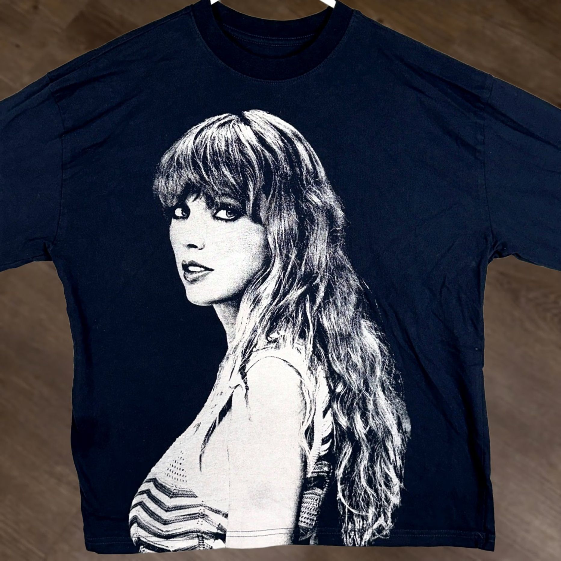 Vintage Taylor Swift Shirt Womens XS The Eras Tour Navy Long Sleeve Graphic Tee Size XS / US 0-2 / IT 36-38 - 1 Thumbnail