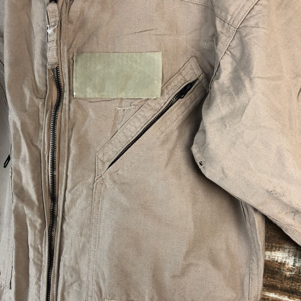 Japanese Brand 42R Brown military coverall Overalls #A2583 Size US 28 / EU 44 - 10 Thumbnail