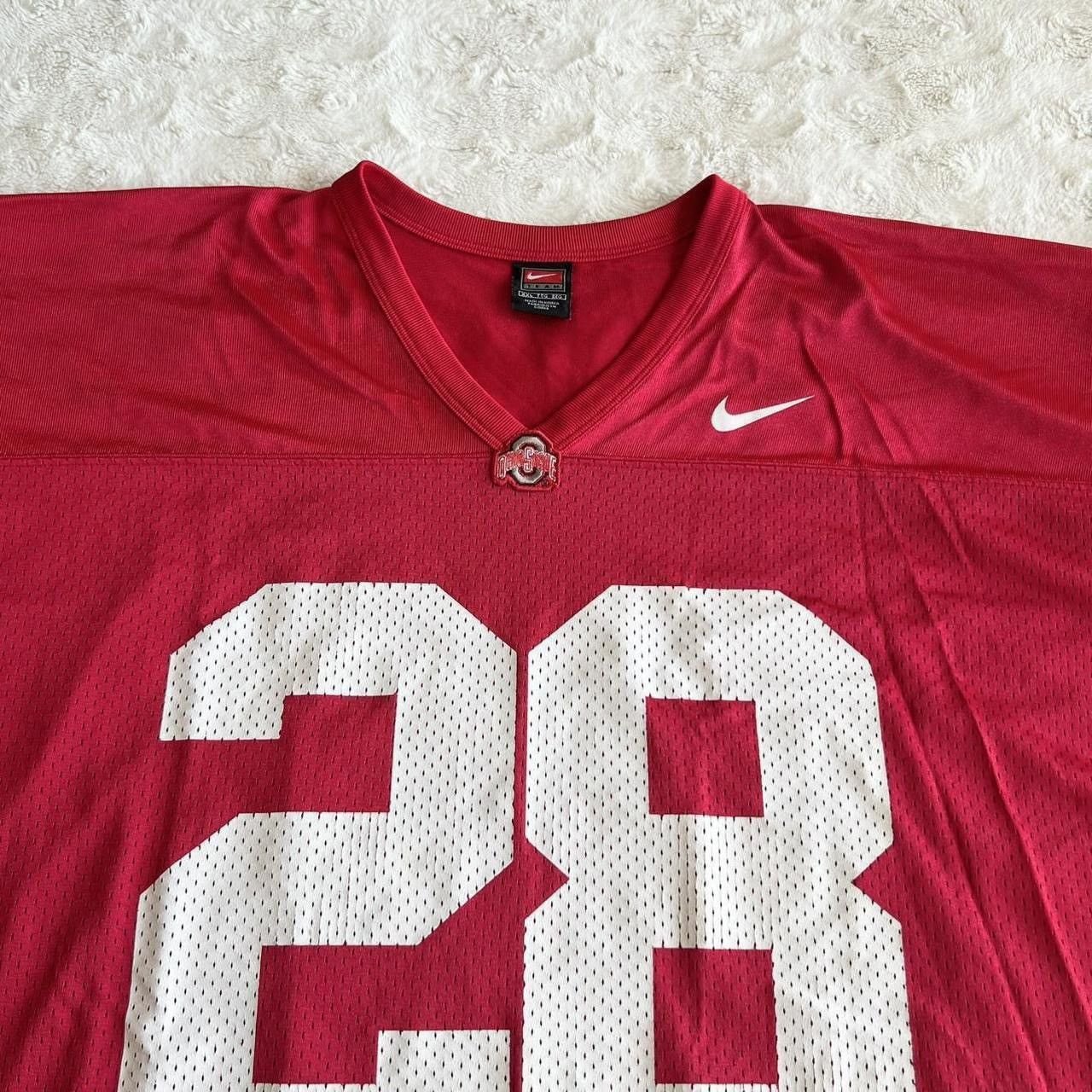 Nike Vintage Ohio State Football Jersey Men XXL Red Nike Buckeyes Size US XXL / EU 58 / 5 - 3 Thumbnail