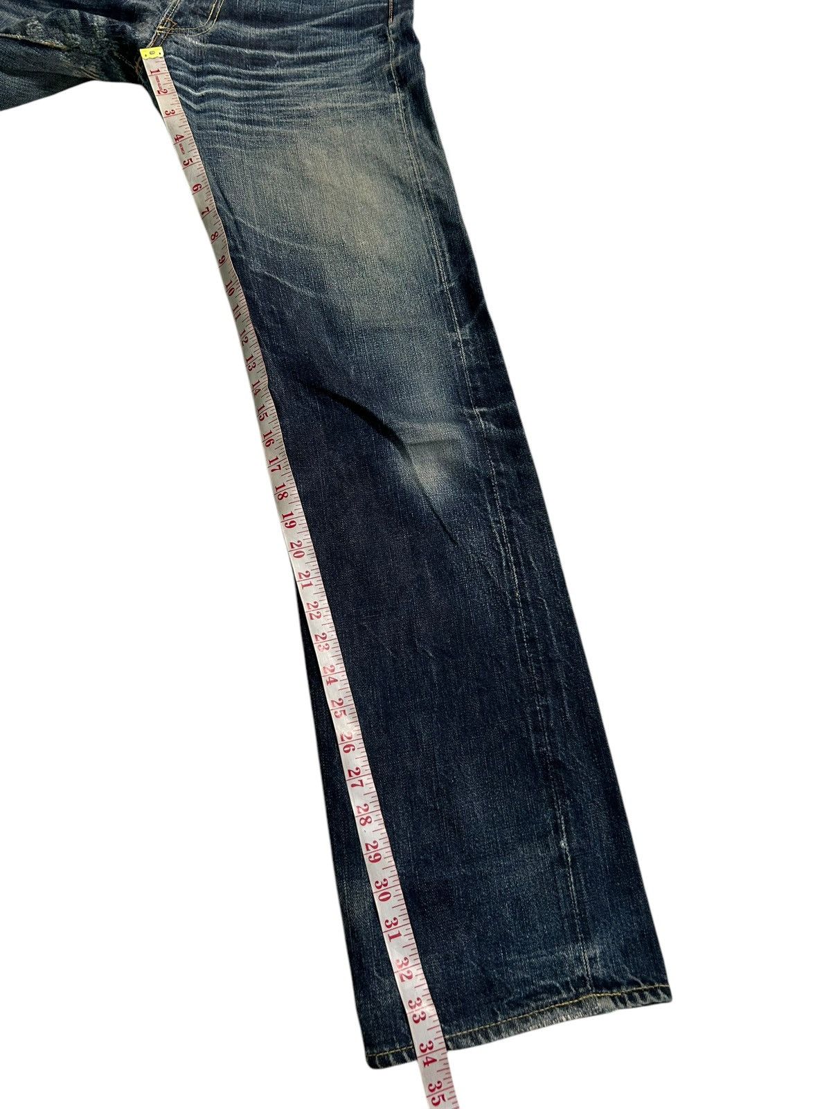 Japanese Brand × Kapital × Vintage eight-G Selvedge Distressed Japanese Denim Jeans Size US 29 - 23 Thumbnail