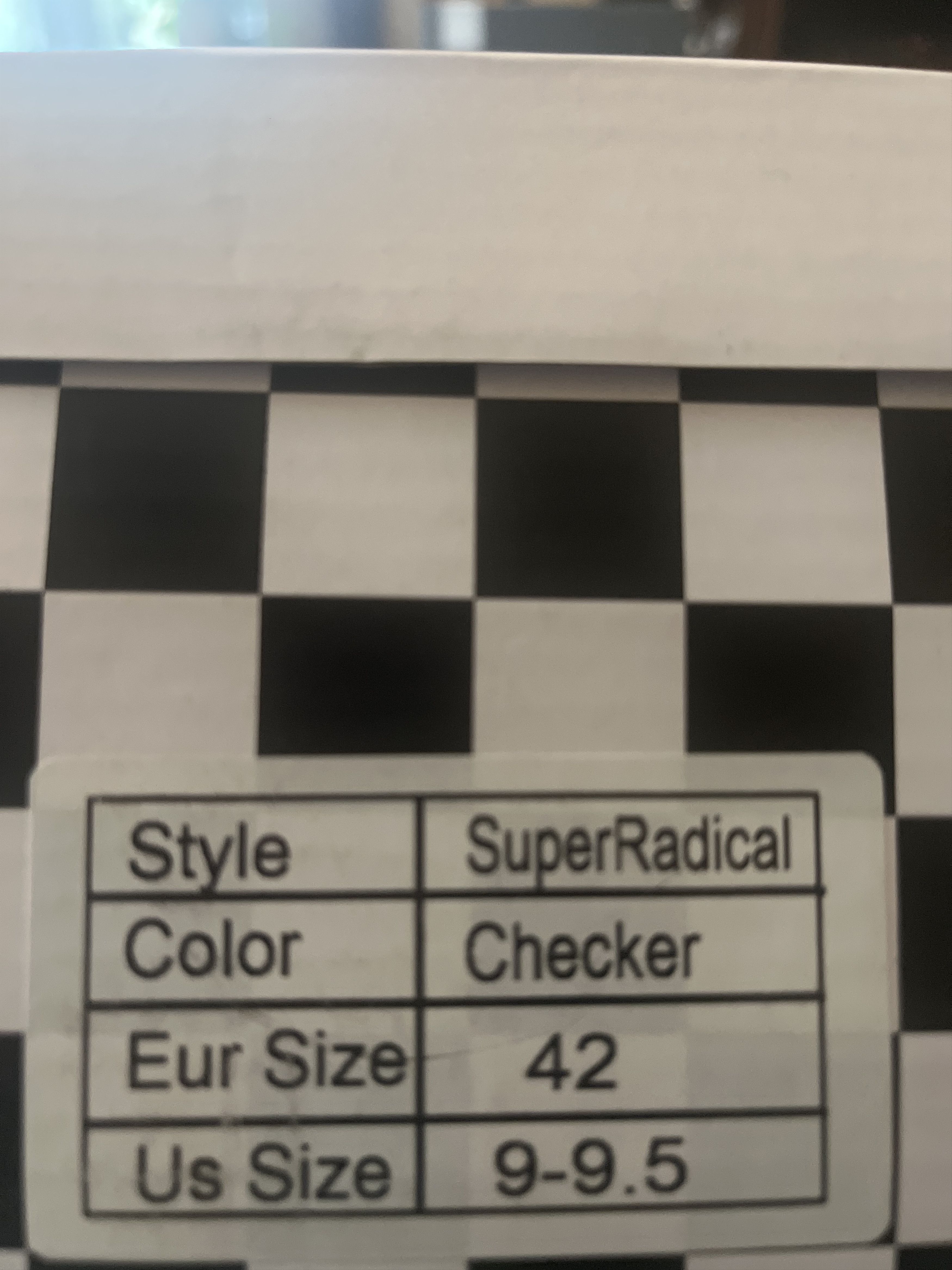 Superrradical Super radical checkered shoes Size US 9 / EU 42 - 2 Thumbnail