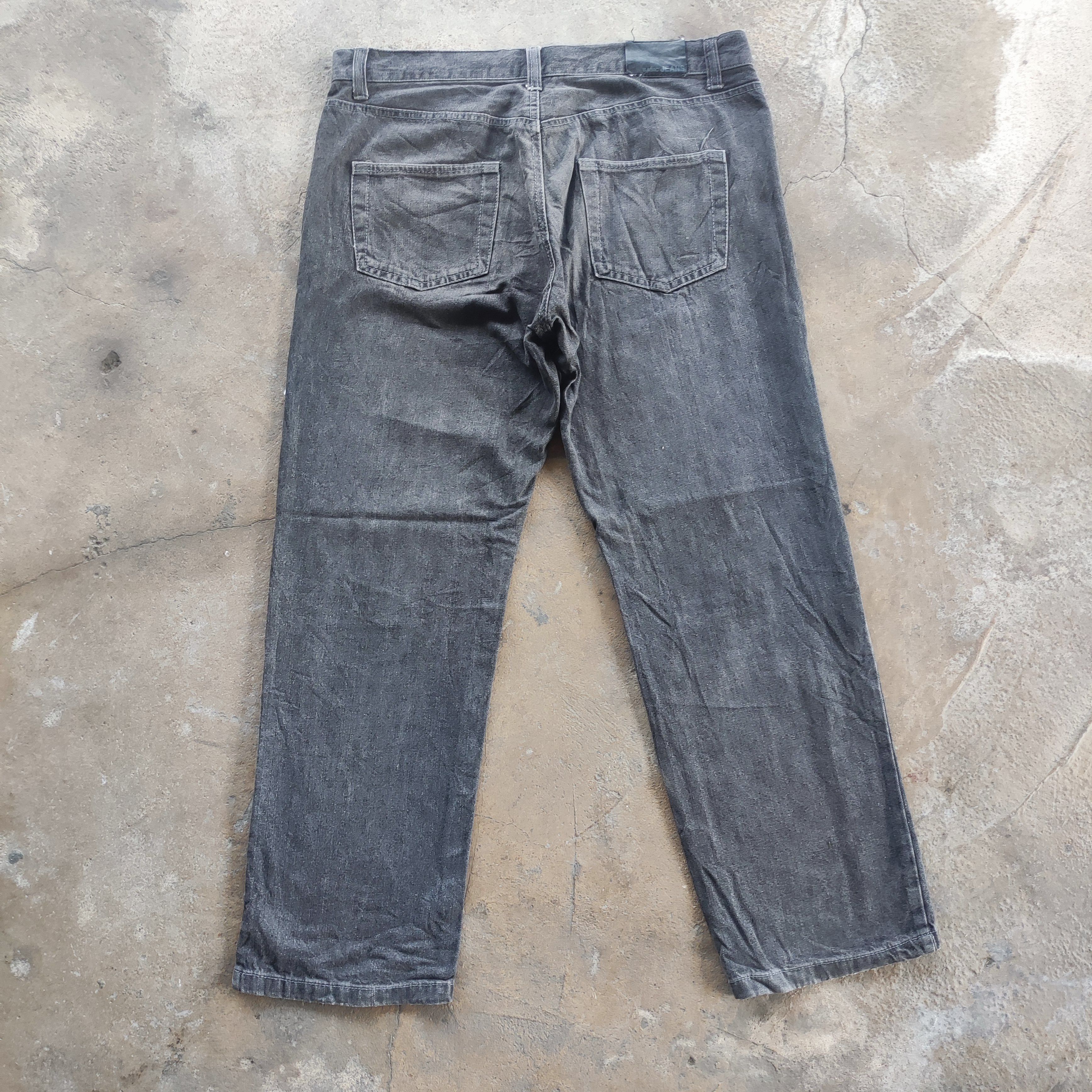 Vintage Japanese Basic Jeans Brand Baggy Jeans Ripped Pants