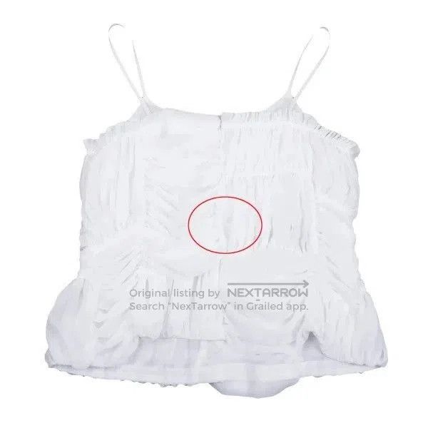 Comme des Garcons COMME des GARCONS White Vintage Sheer Top. Size US M / EU 48-50 / 2 - 3 Thumbnail
