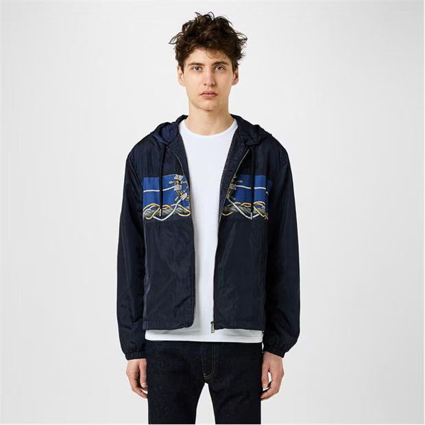 Versace o1g2r1mq0824 Nautical Windbreaker Jackets in Multicolor Size US L / EU 52-54 / 3 - 3 Thumbnail