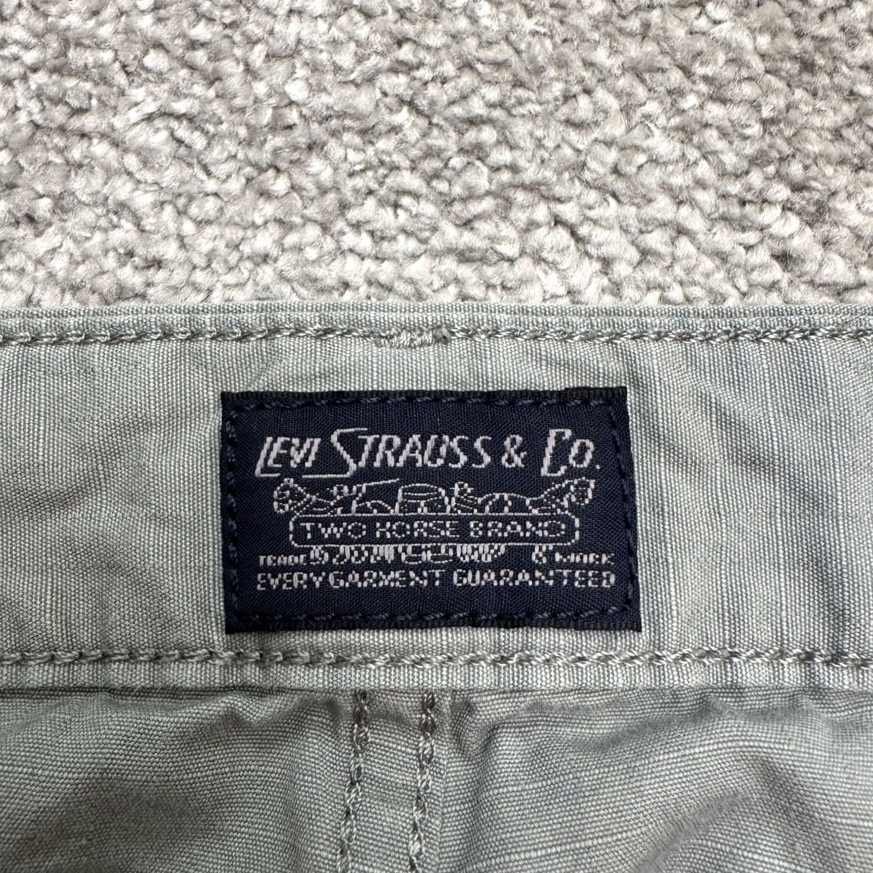 Levi's Levi's Cargo Shorts Mens Big & Tall 44 Gray 100% Cotton Ripstop Pocket Cargo Pocket Casual Outdoor Size US 30 / EU 46 - 5 Thumbnail