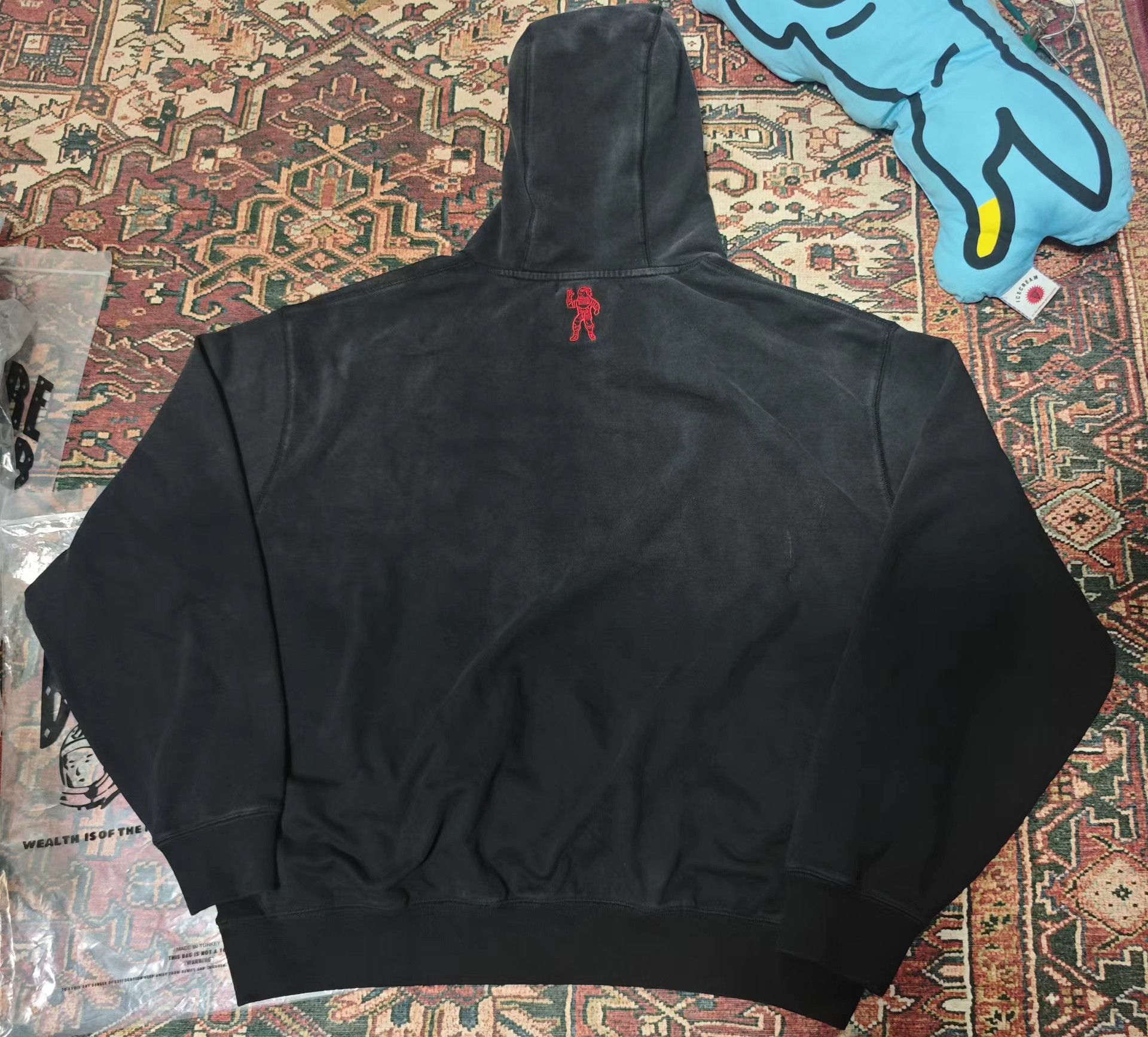Billionaire Boys Club BILLIONAIRE BOYS Washed Long-Sleeve Hoodie Size US XL / EU 56 / 4 - 2 Thumbnail