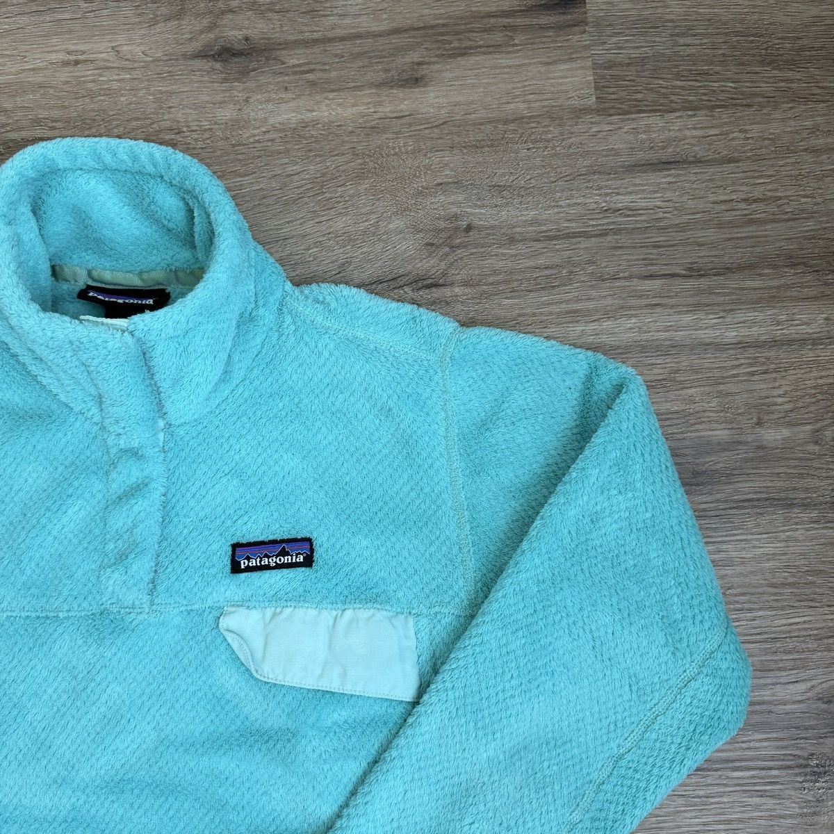 Patagonia Patagonia Women Tiffany Blue Fleece Pullover Size M / US 6-8 / IT 42-44 - 2 Thumbnail