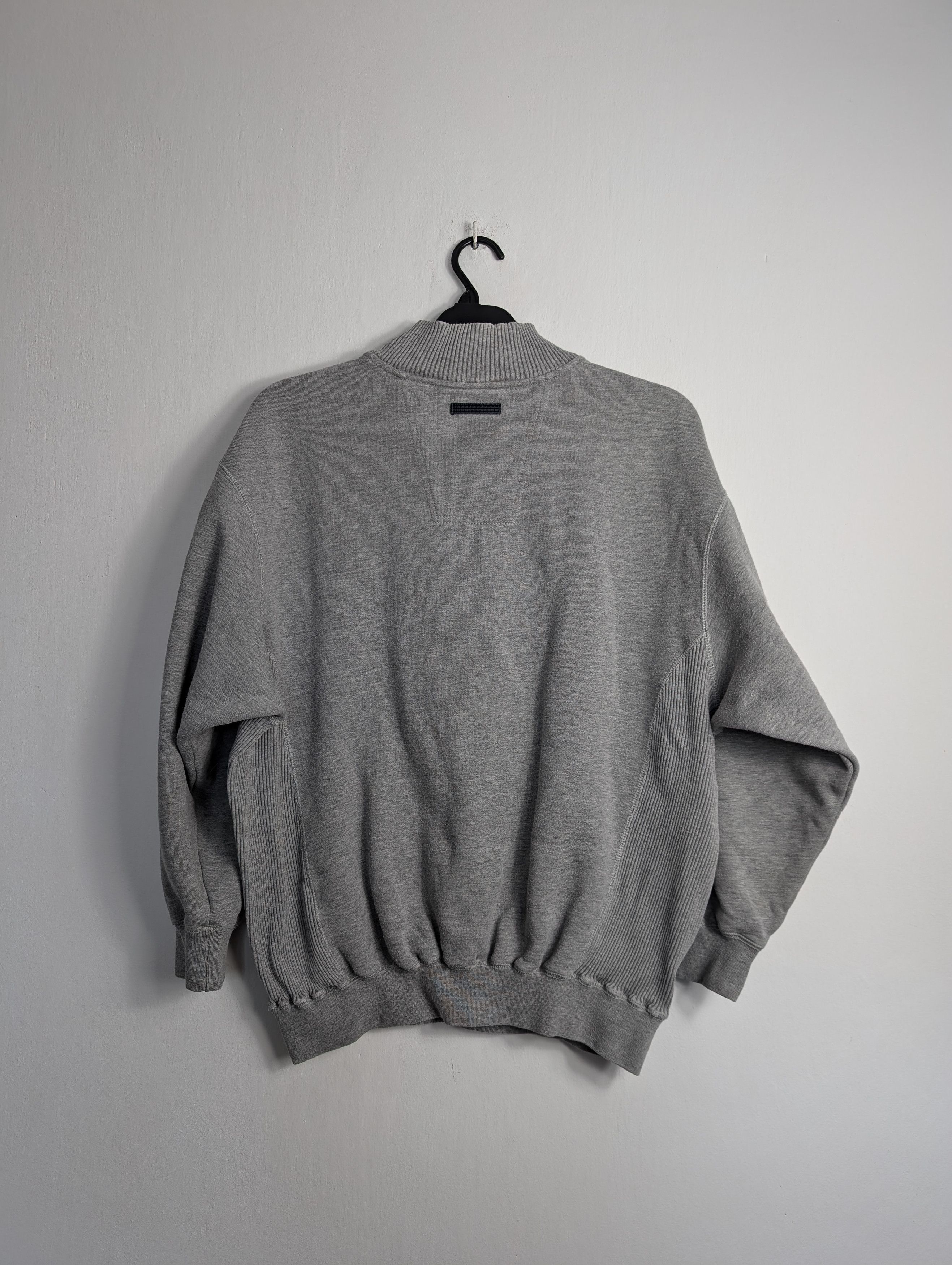 Adidas Vintage 90s Adidas Equipment 1/4 Zip Grey Sweatshirt Boxy Size US L / EU 52-54 / 3 - 5 Thumbnail