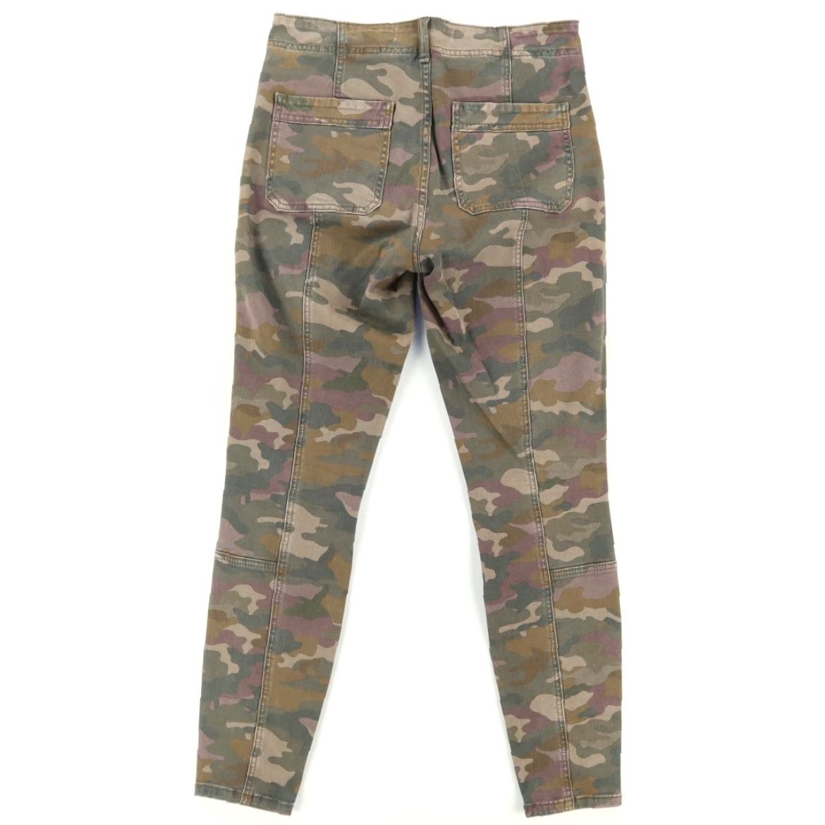Anthropologie Anthropologie Slim Jeans Cotton Canvas Camouflage Button Fly Women's 28 Multi-Colored casual pants/jeans Women's 28 Camouflage Jeans Size 28" / US 6 / IT 42 - 4 Thumbnail